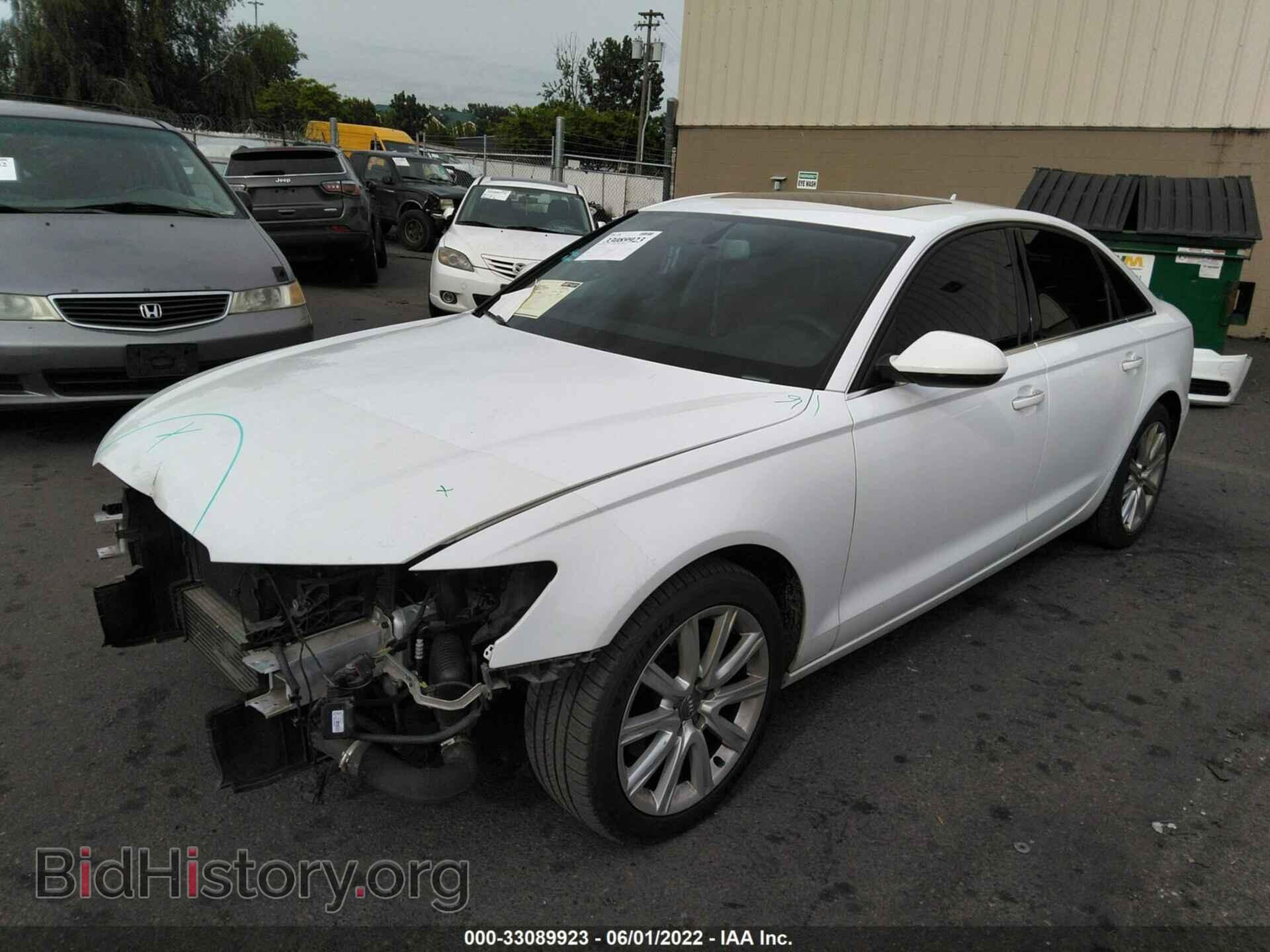 2013 AUDI A6 - VIN: WAUGFAFC6DN026225 - Фото 2