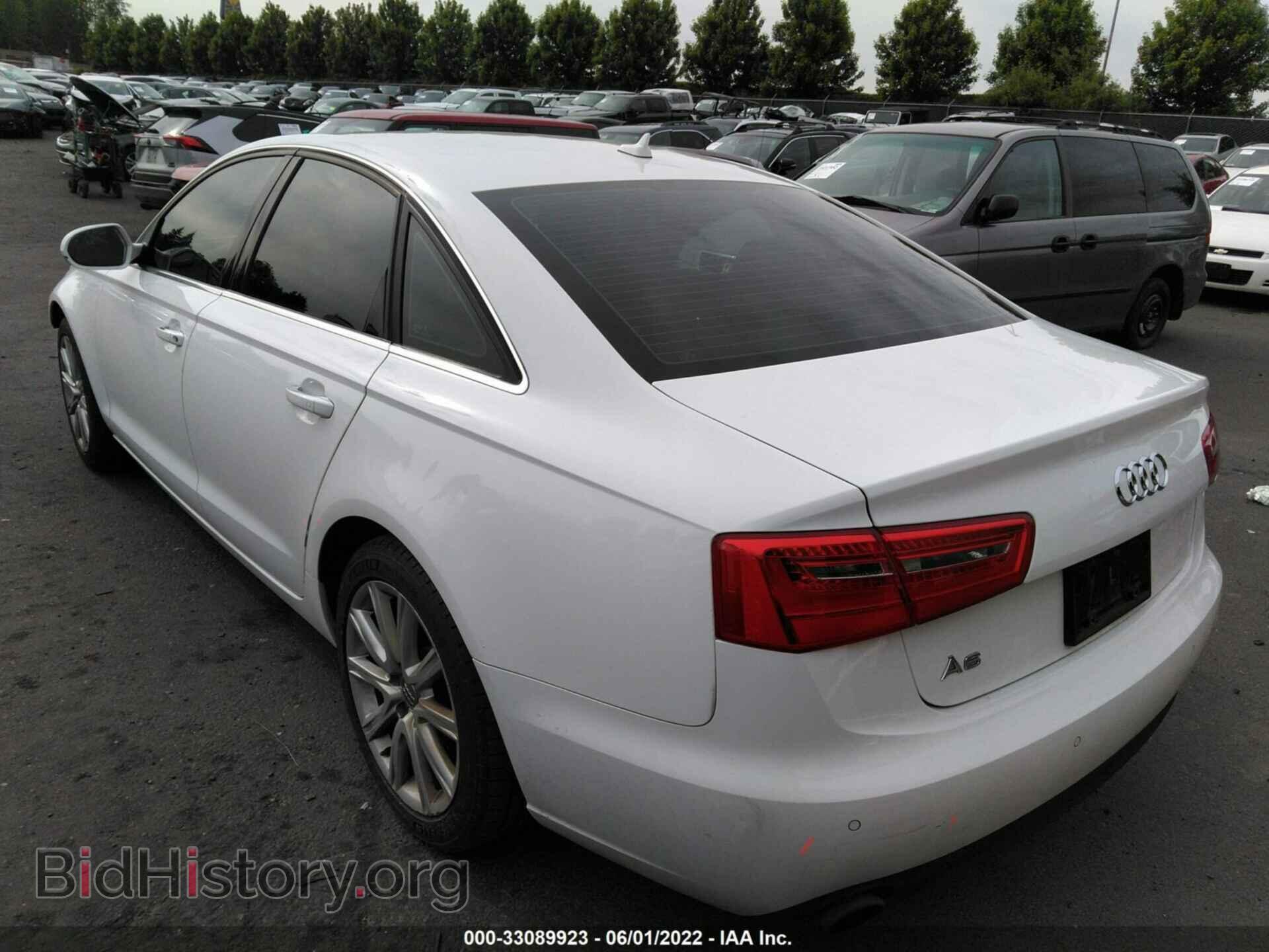 2013 AUDI A6 - VIN: WAUGFAFC6DN026225 - Фото 3