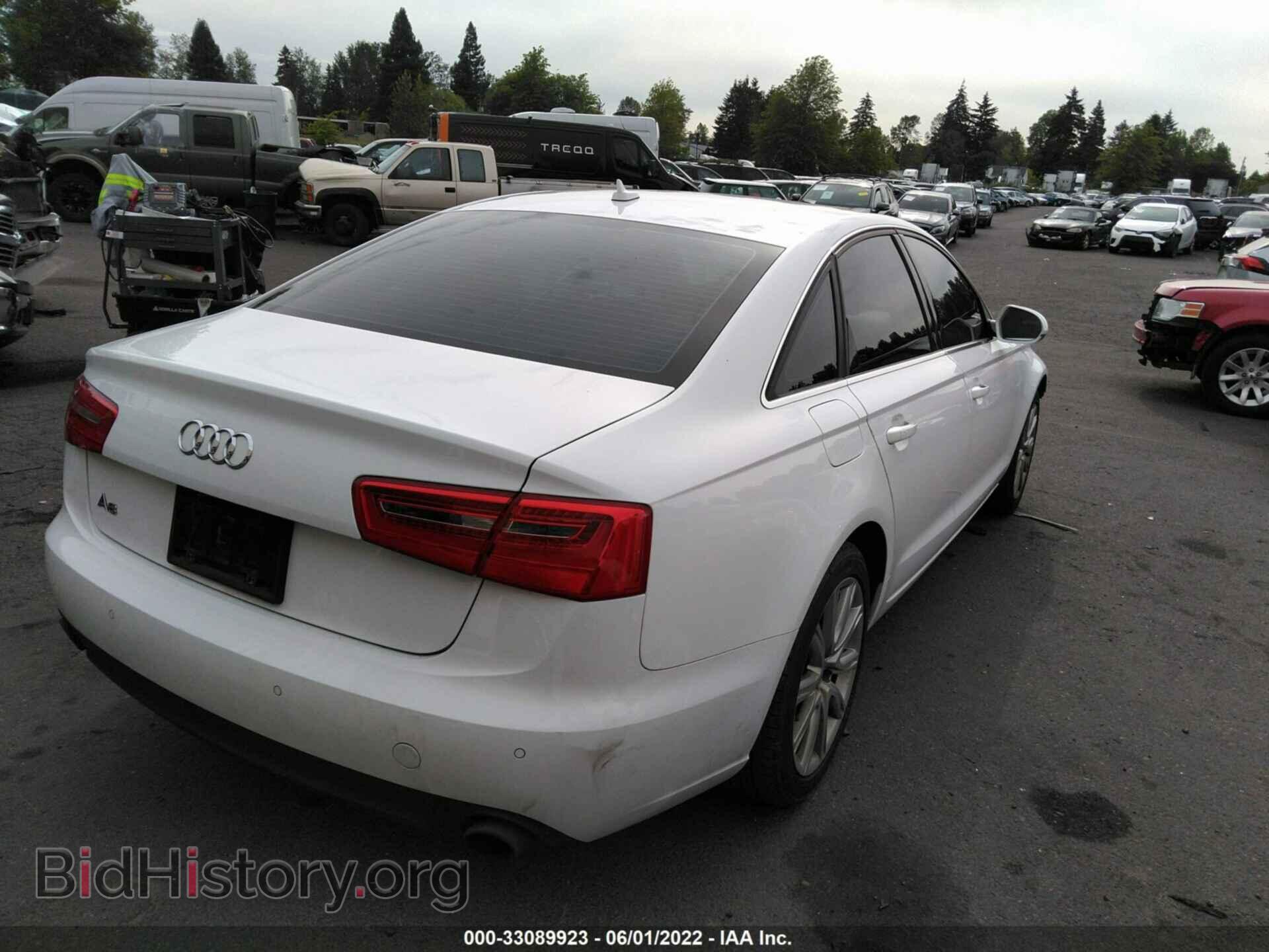 2013 AUDI A6 - VIN: WAUGFAFC6DN026225 - Фото 4