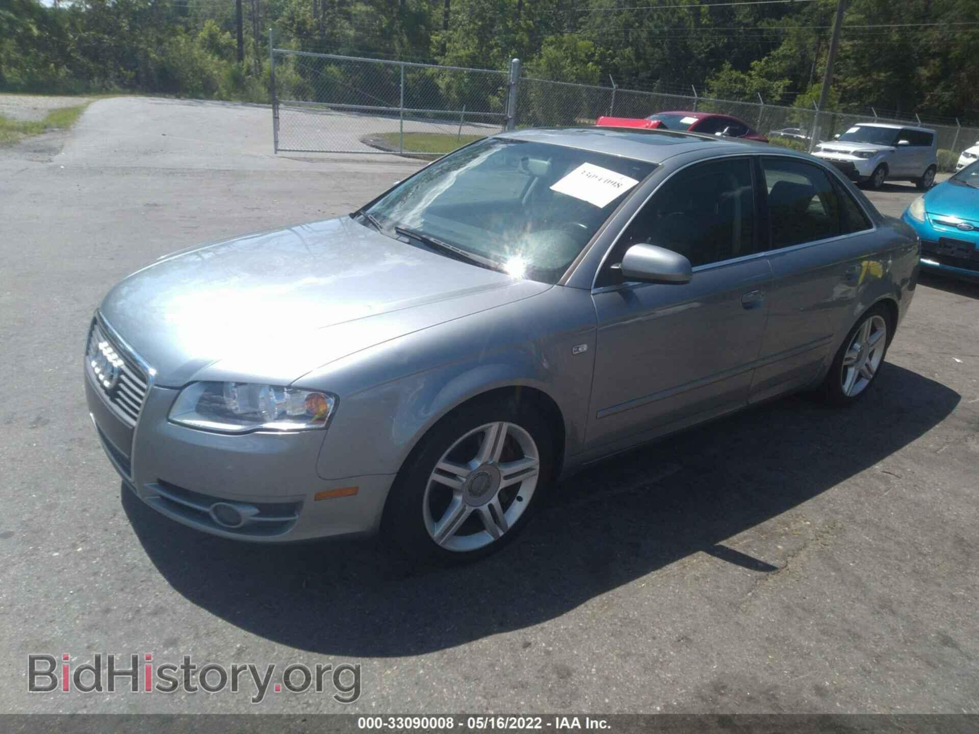 2007 AUDI A4 - VIN: WAUAF78E57A056125 - Фото 2