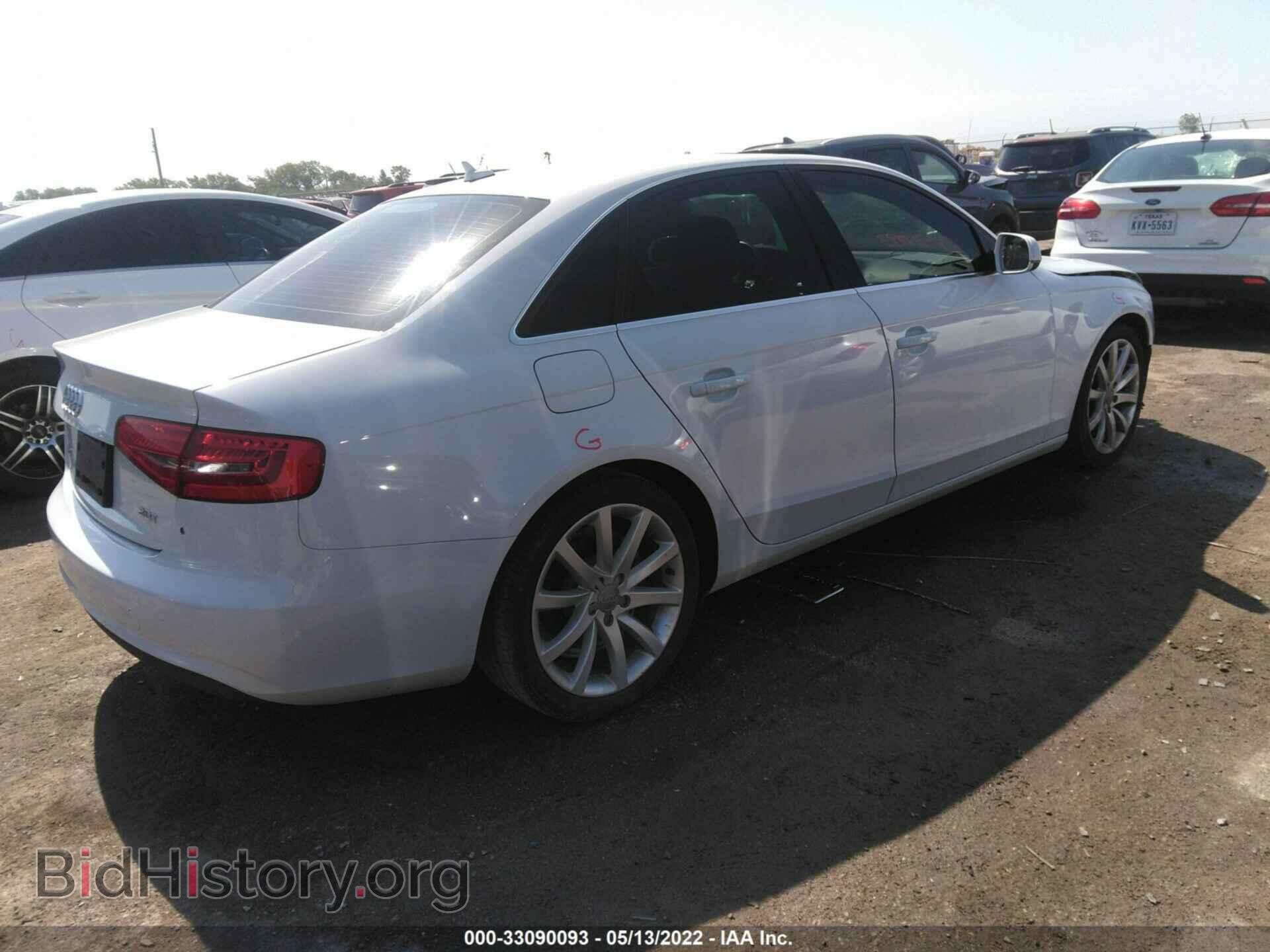 2013 AUDI A4 - VIN: WAUEFAFL2DA143766 - Фото 4