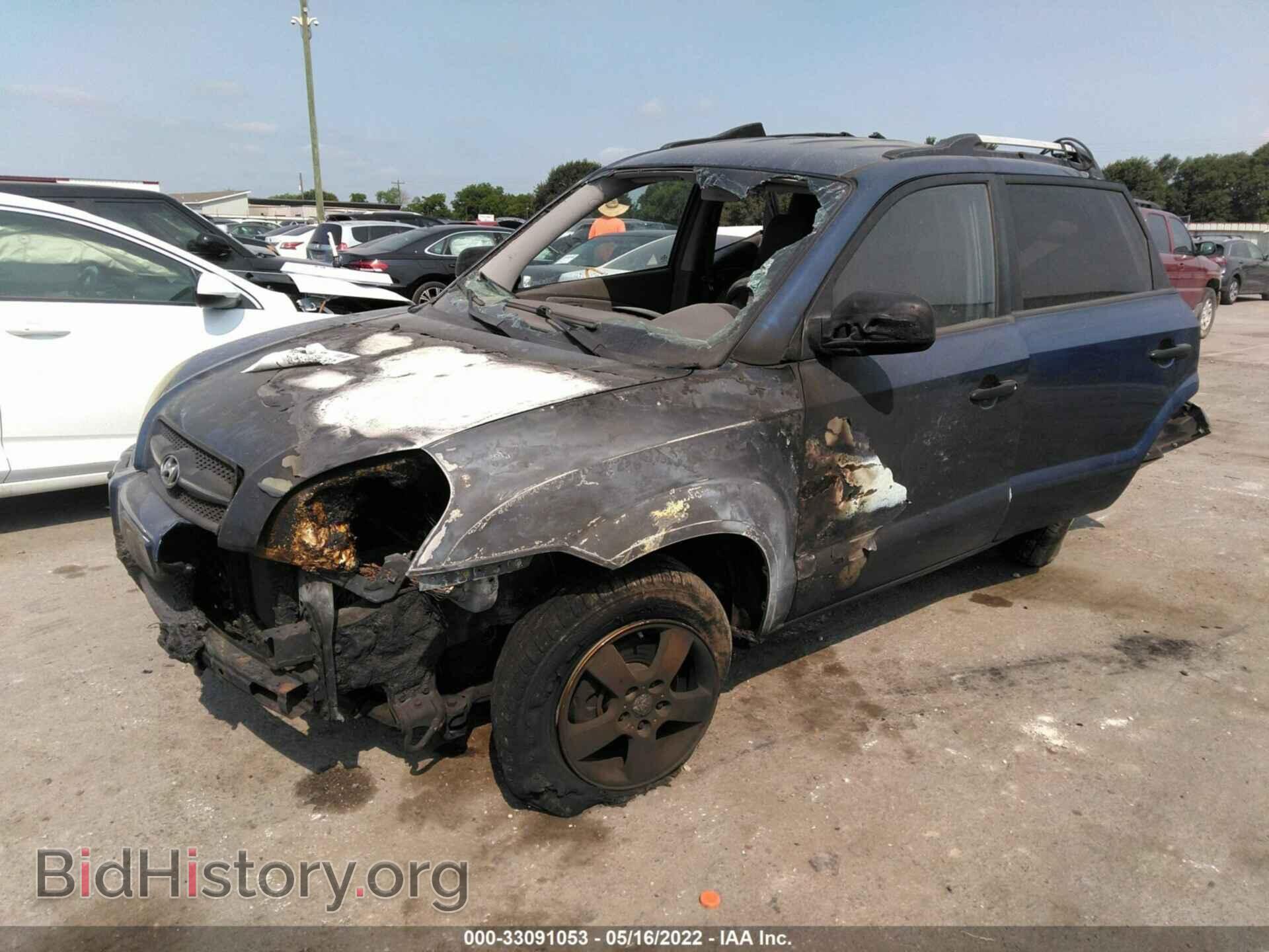 2008 HYUNDAI TUCSON - VIN: KM8JM12B88U711121 - Фото 2