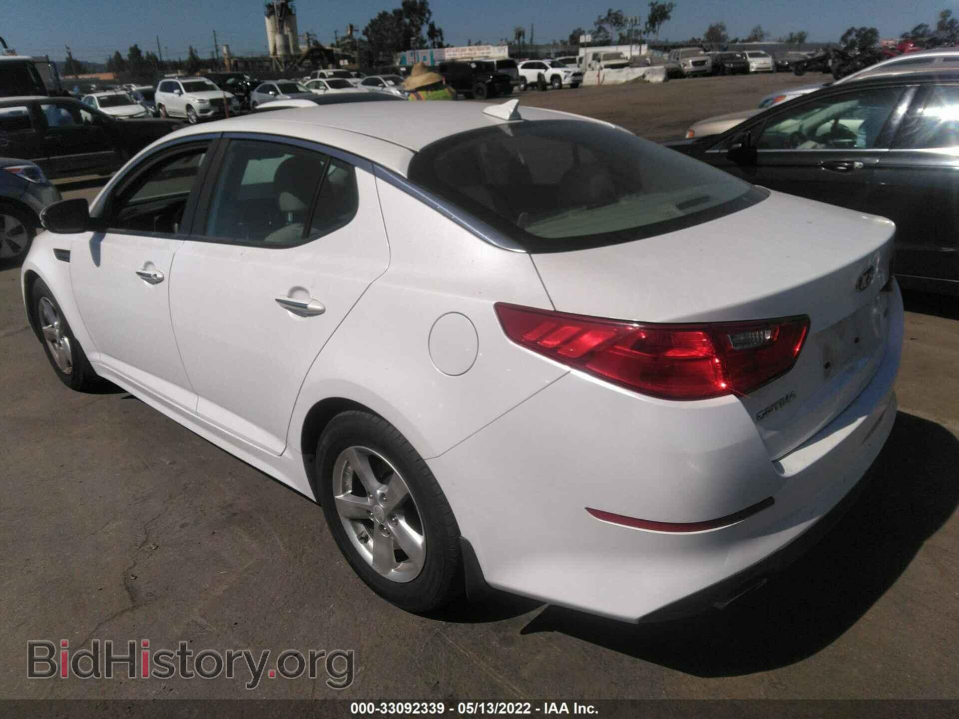 2015 KIA OPTIMA - VIN: KNAGM4A74F5586846 - Photo 3
