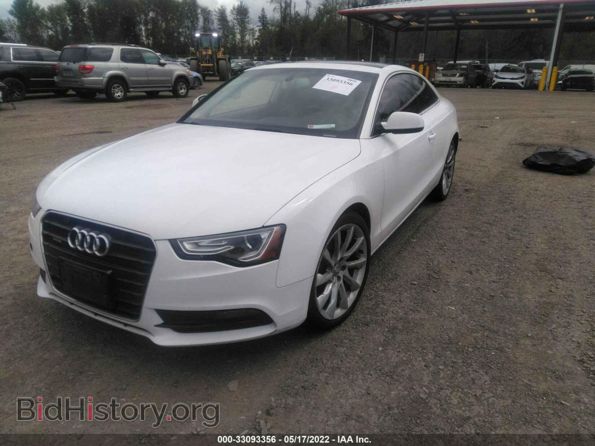 2013 AUDI A5 - VIN: WAULFAFR0DA033259 - Фото 2