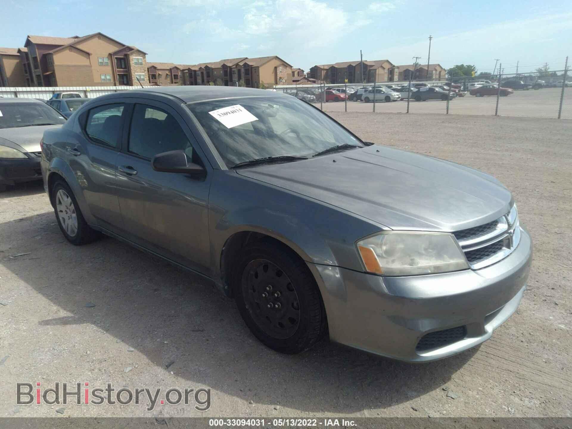 Фотография 1C3CDZAG7DN747657 - DODGE AVENGER 2013