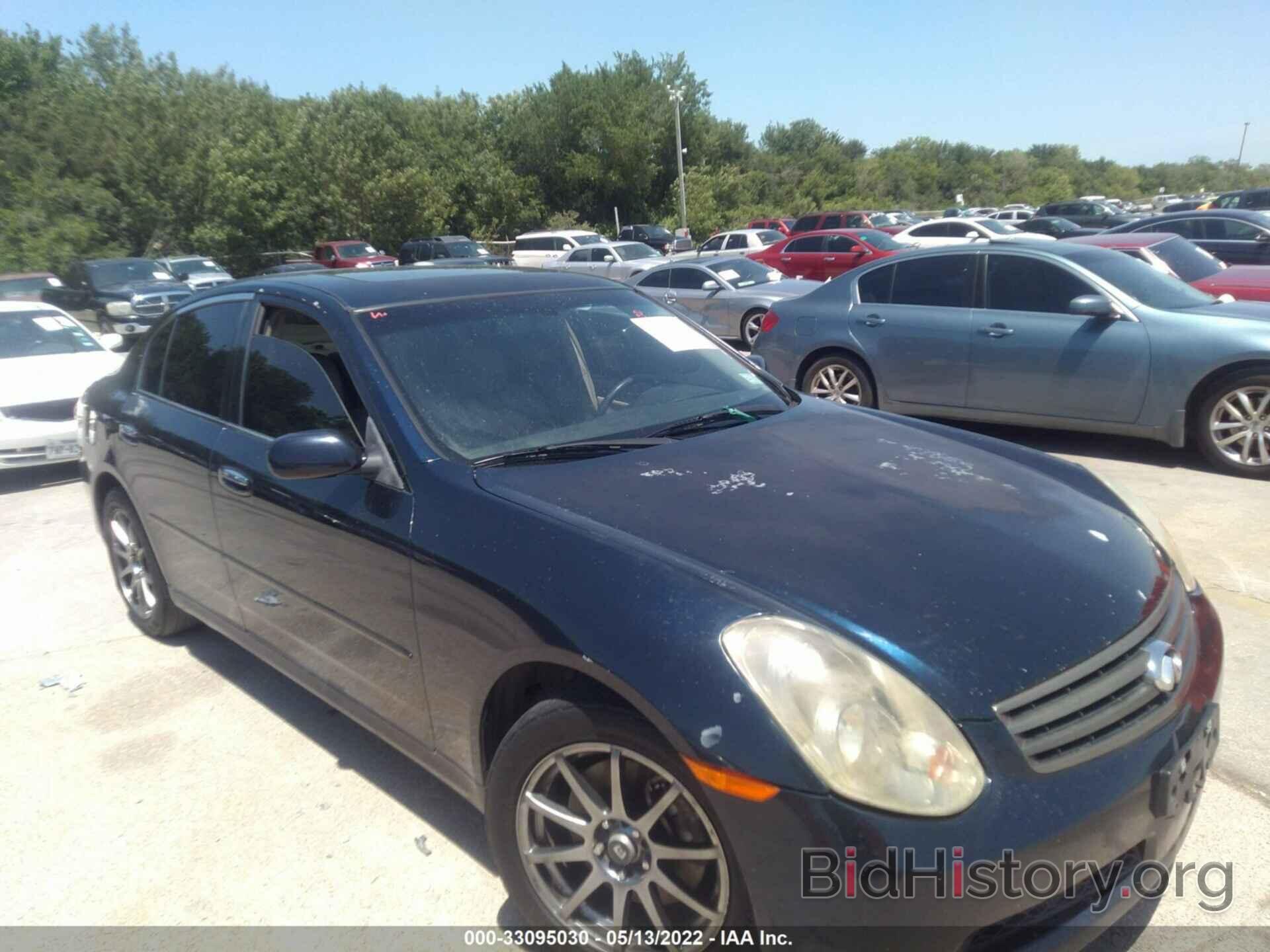 Photo JNKCV51E26M504653 - INFINITI G35 SEDAN 2006