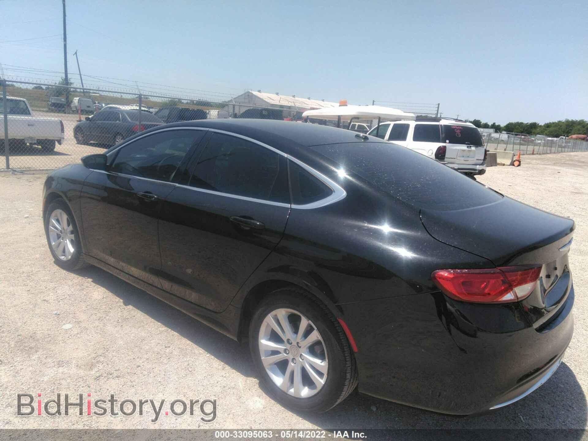 2015 CHRYSLER 200 - VIN: 1C3CCCAB2FN504555 - Фото 3