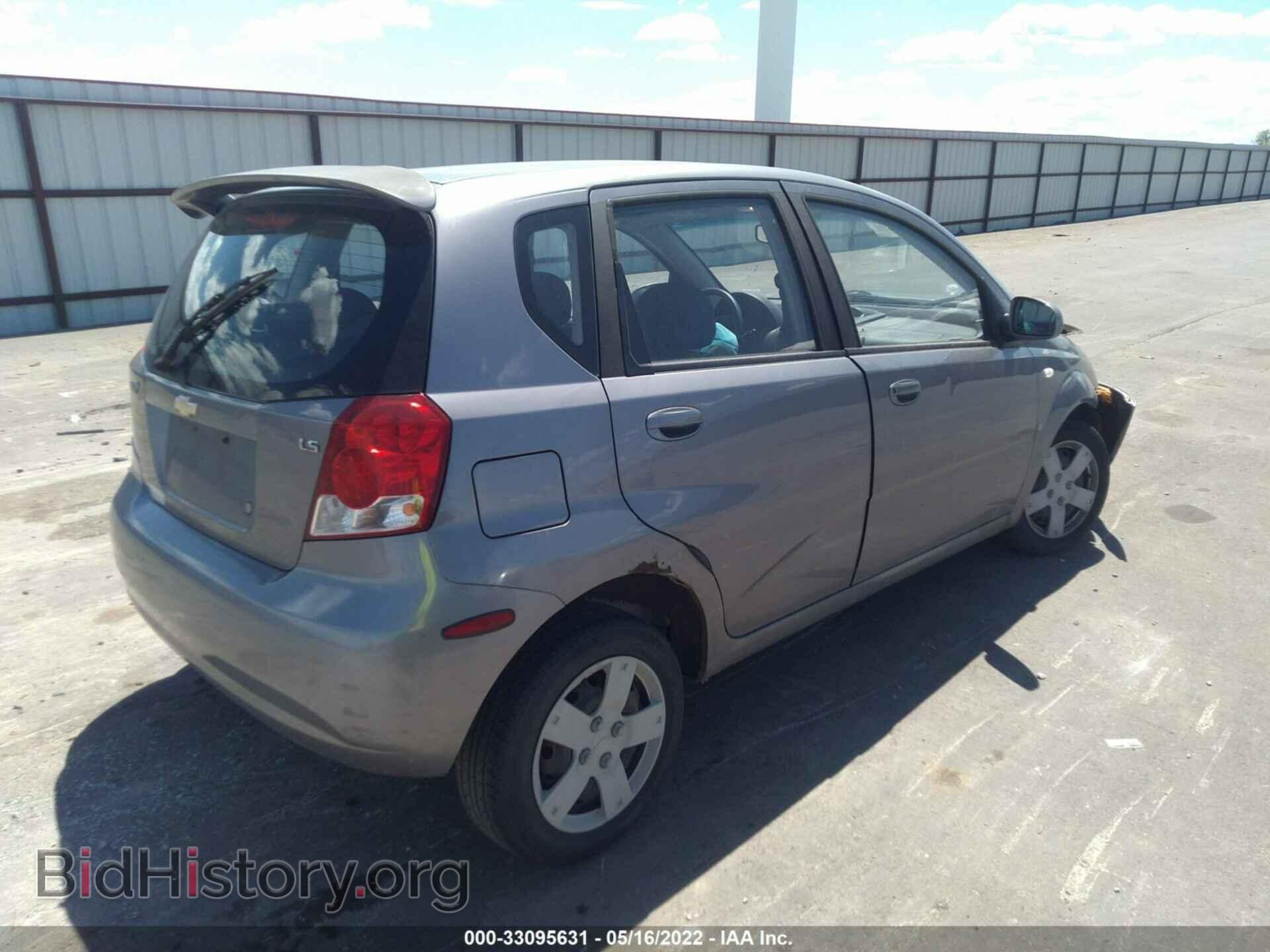 2007 CHEVROLET AVEO - VIN: KL1TD66617B791970 - Фото 4