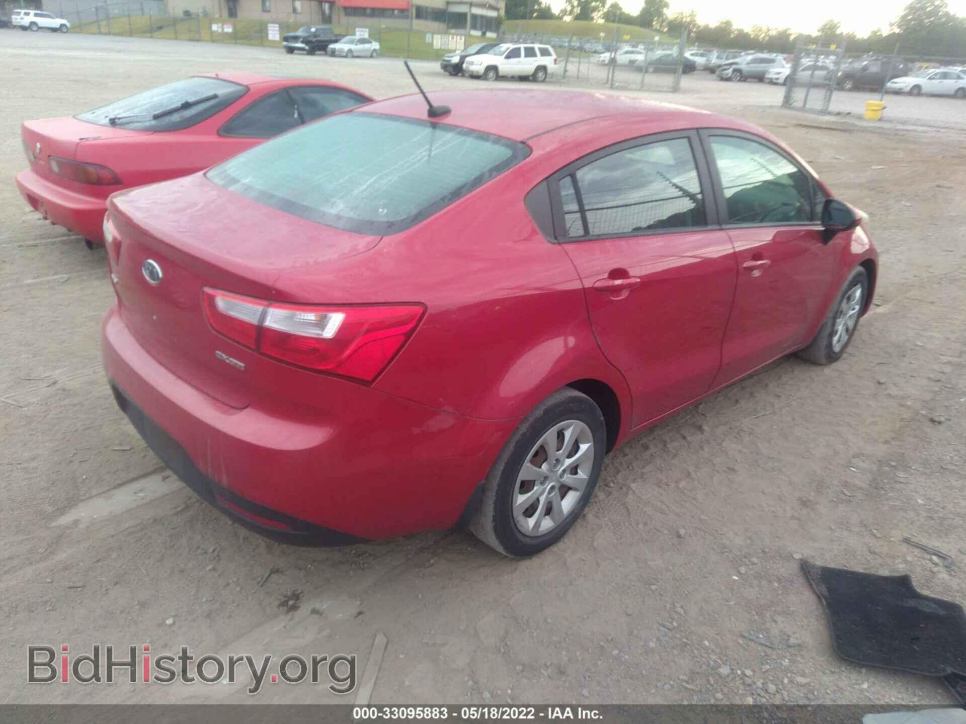 2012 KIA RIO - VIN: KNADN4A37C6063632 - Фото 4