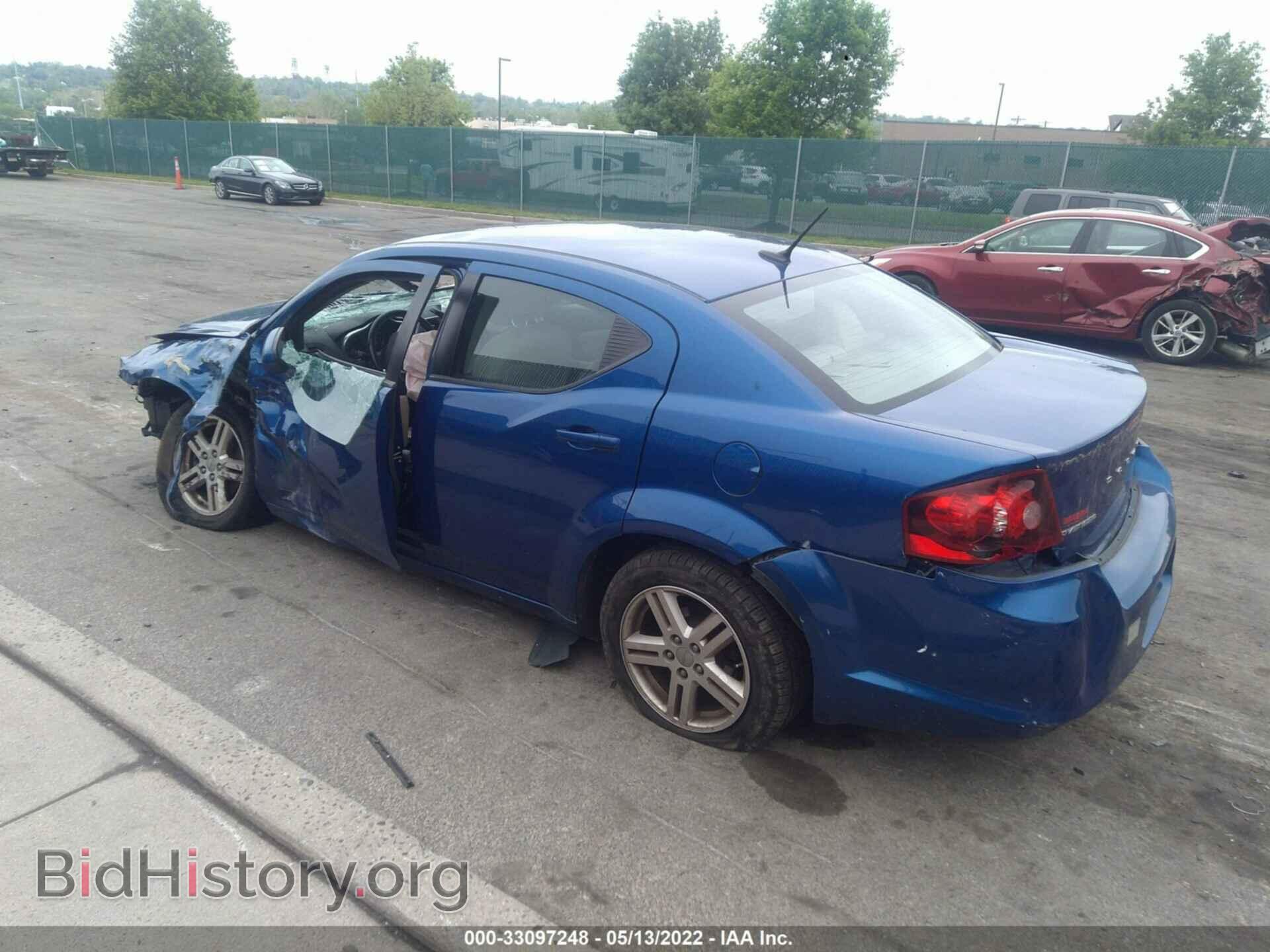 2012 DODGE AVENGER - VIN: 1C3CDZCB1CN148527 - Фото 3