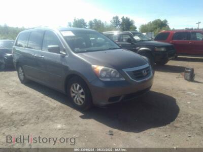2008 Honda ODYSSEY EX-L, серый — VIN 5FNRL387X8B111461, IAAI