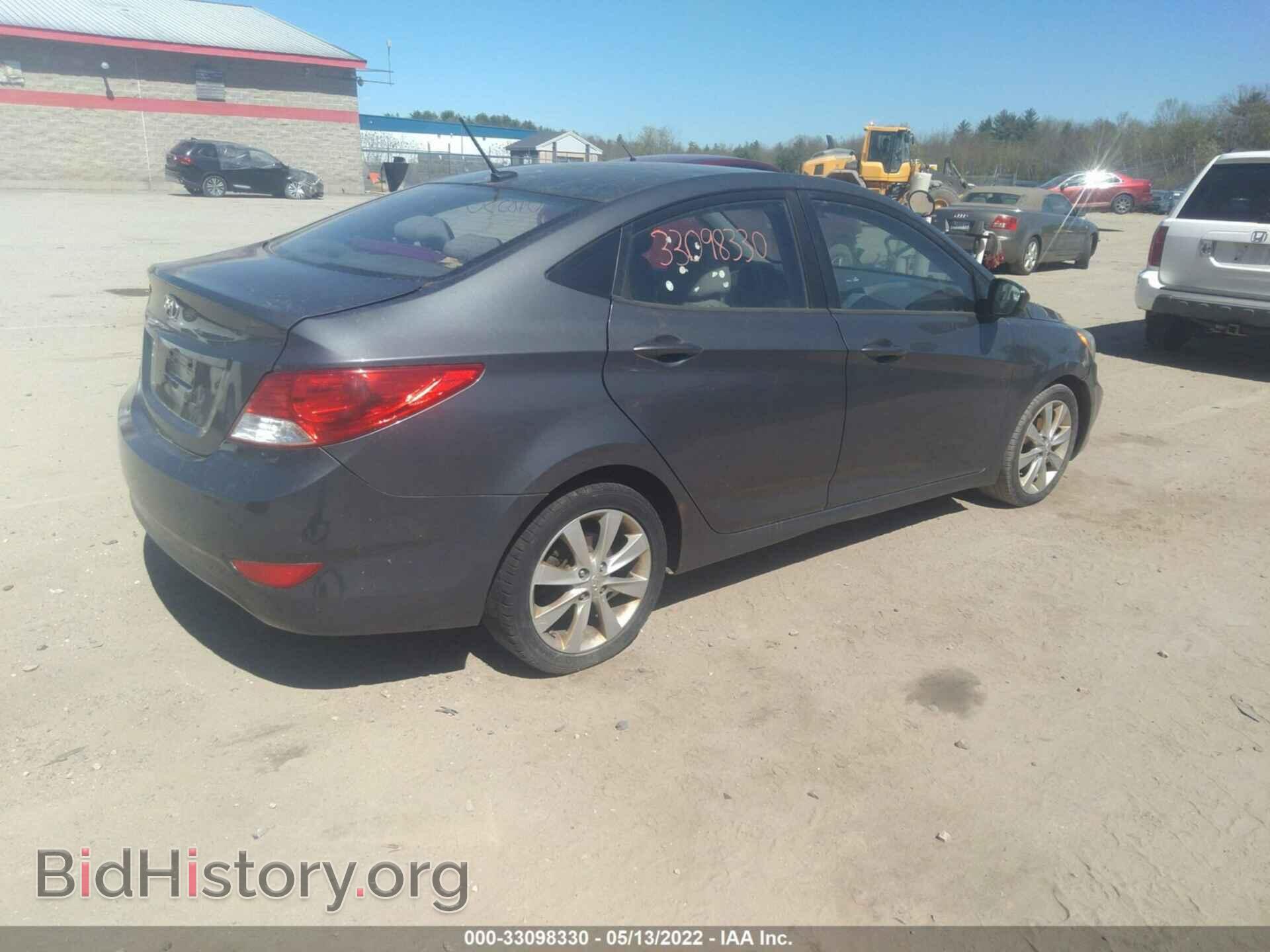 2012 HYUNDAI ACCENT - VIN: KMHCU4AE0CU143607 - Фото 4