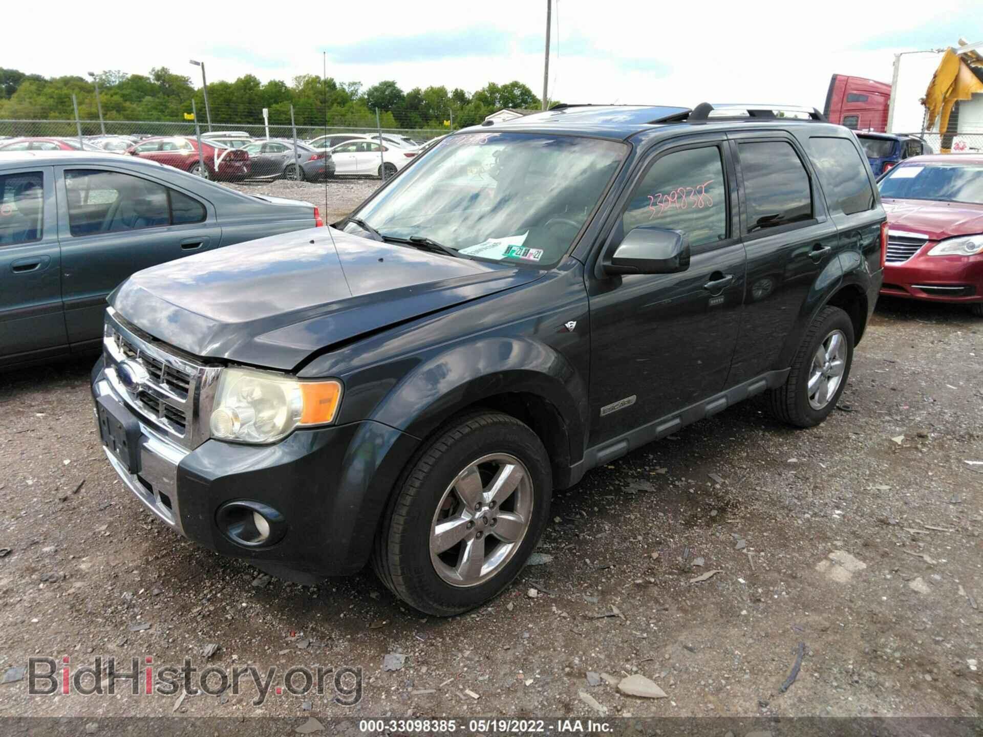 2008 FORD ESCAPE - VIN: 1FMCU94158KB40887 - Фото 2
