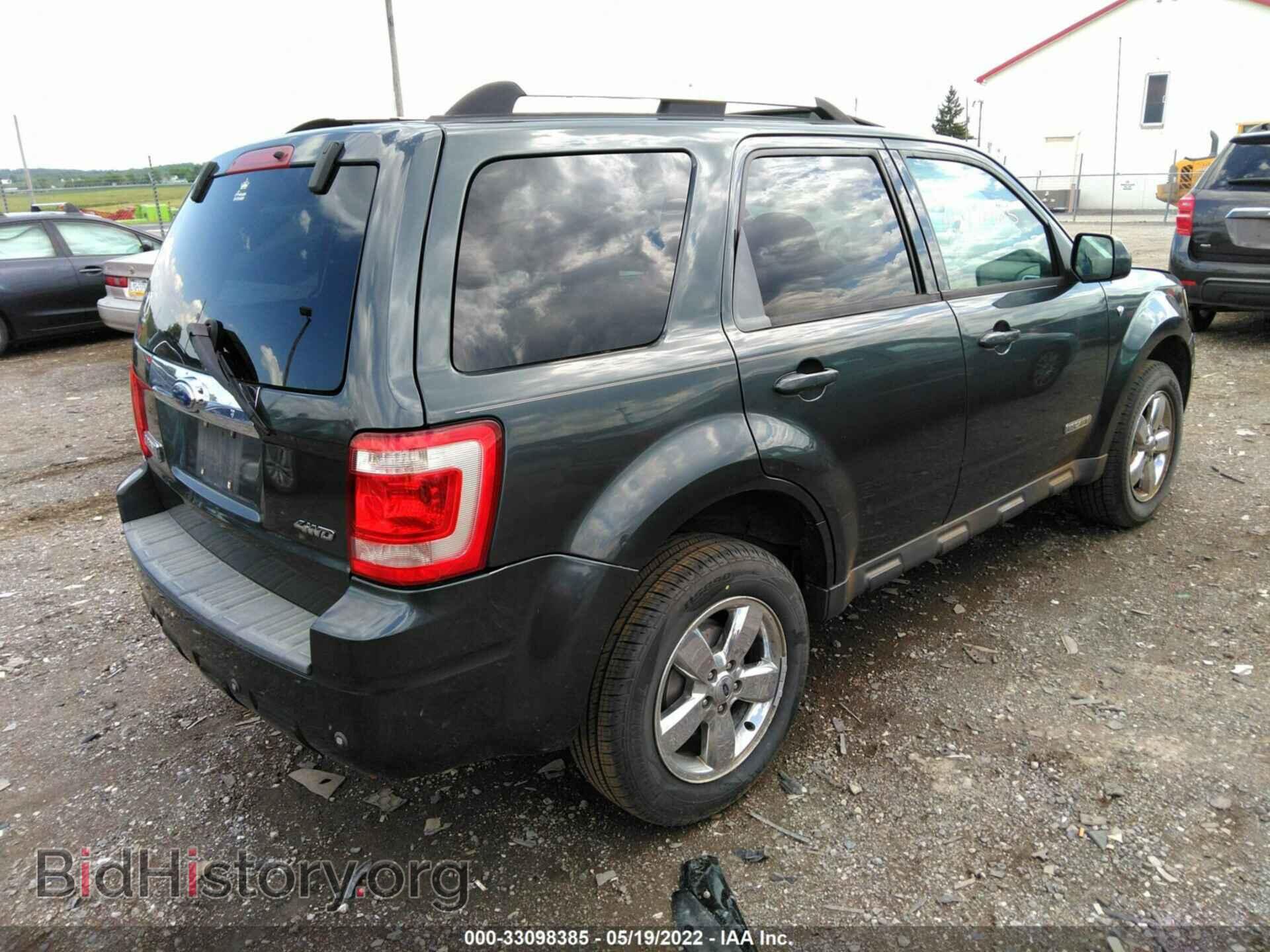 2008 FORD ESCAPE - VIN: 1FMCU94158KB40887 - Фото 4