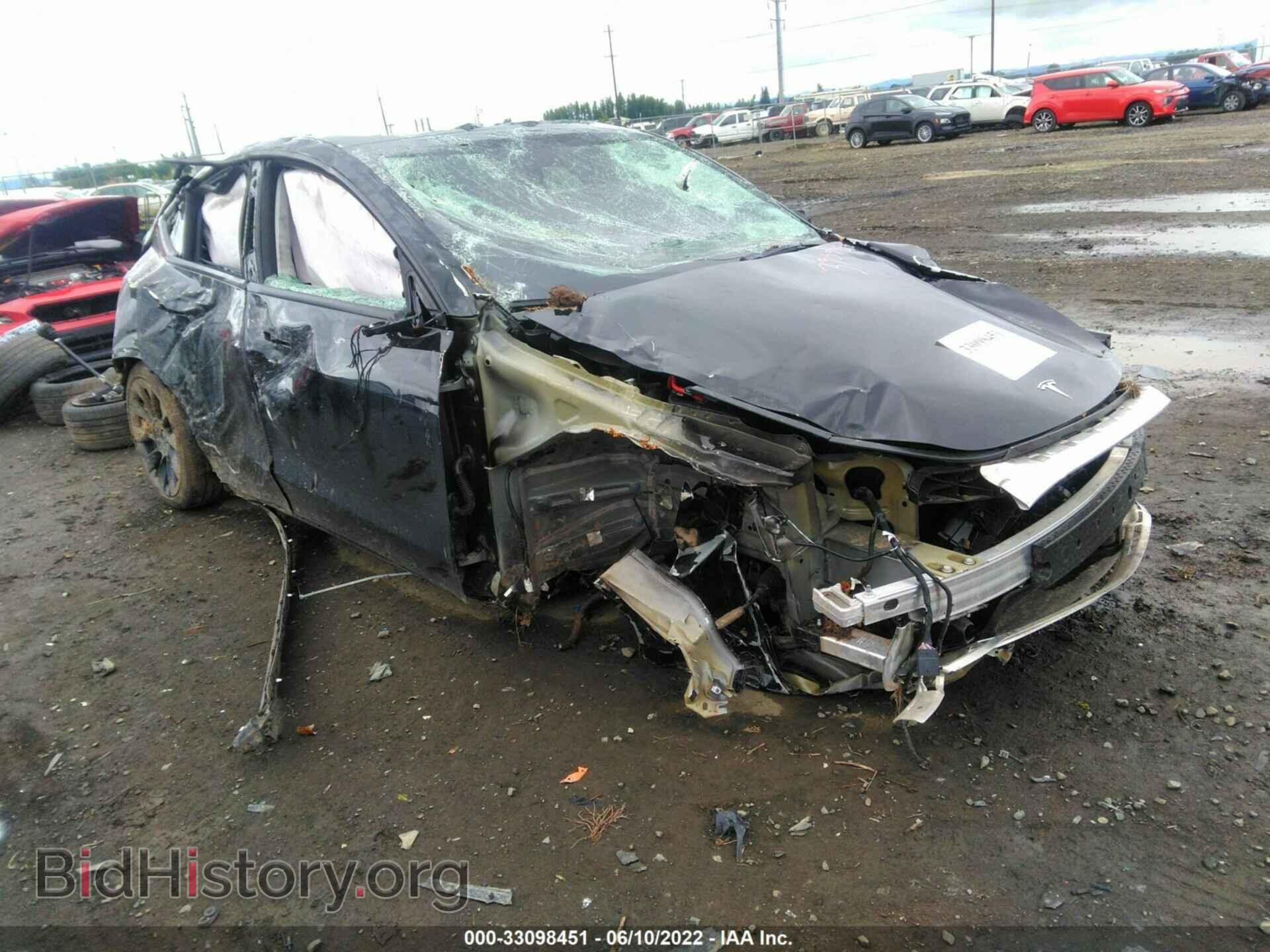Фотография 7SAYGDEE8NF371431 - TESLA MODEL Y 2022