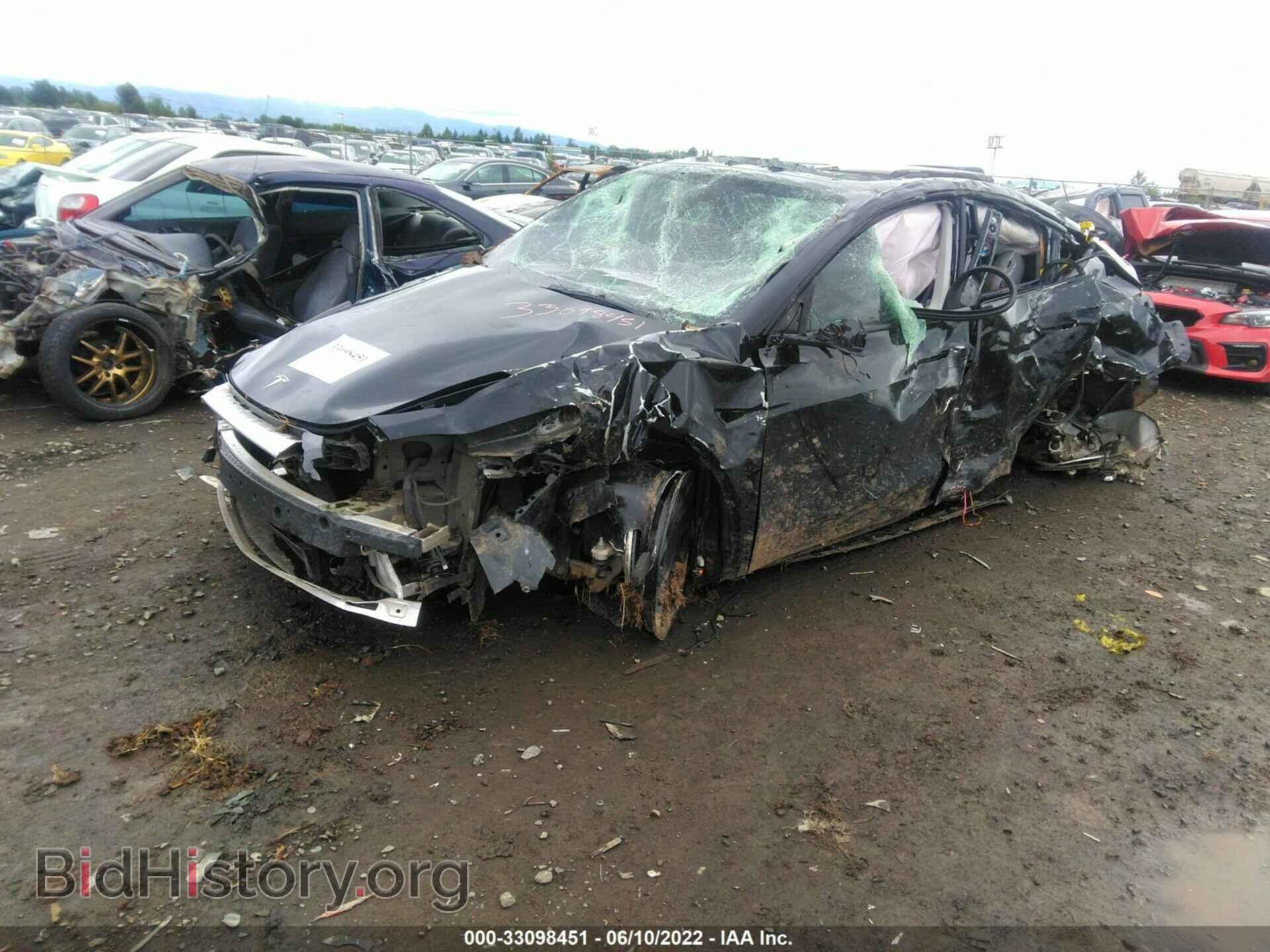 2022 TESLA MODEL Y - VIN: 7SAYGDEE8NF371431 - Фото 2