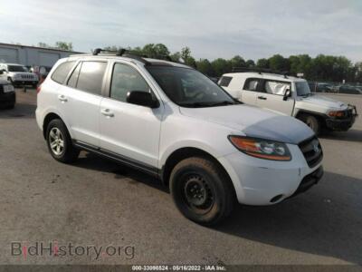 2009 Hyundai SANTA FE GLS, белый — VIN 5NMSG13D49H317432, IAAI