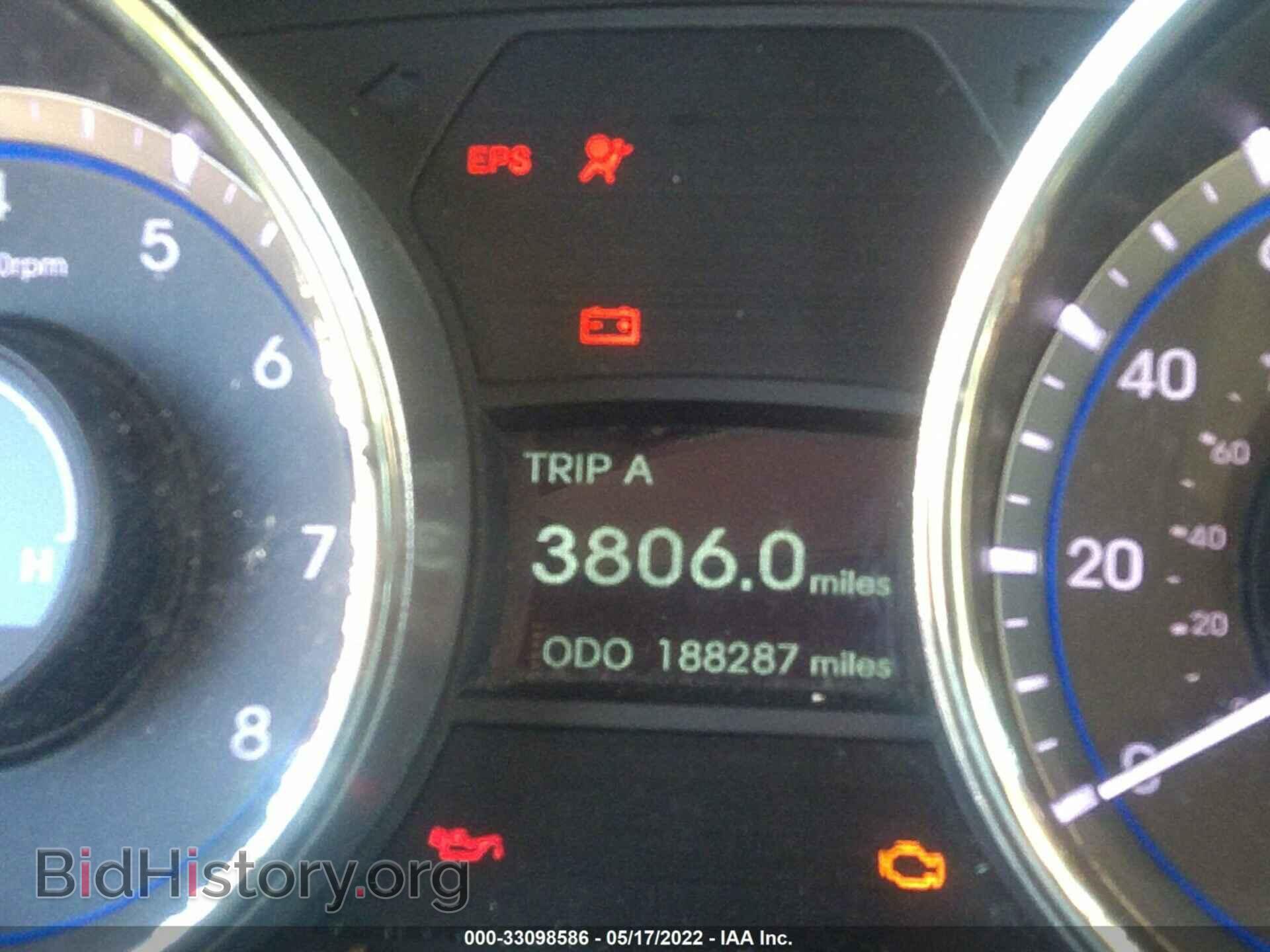 2012 HYUNDAI SONATA - VIN: 5NPEB4AC1CH348431 - Фото 7