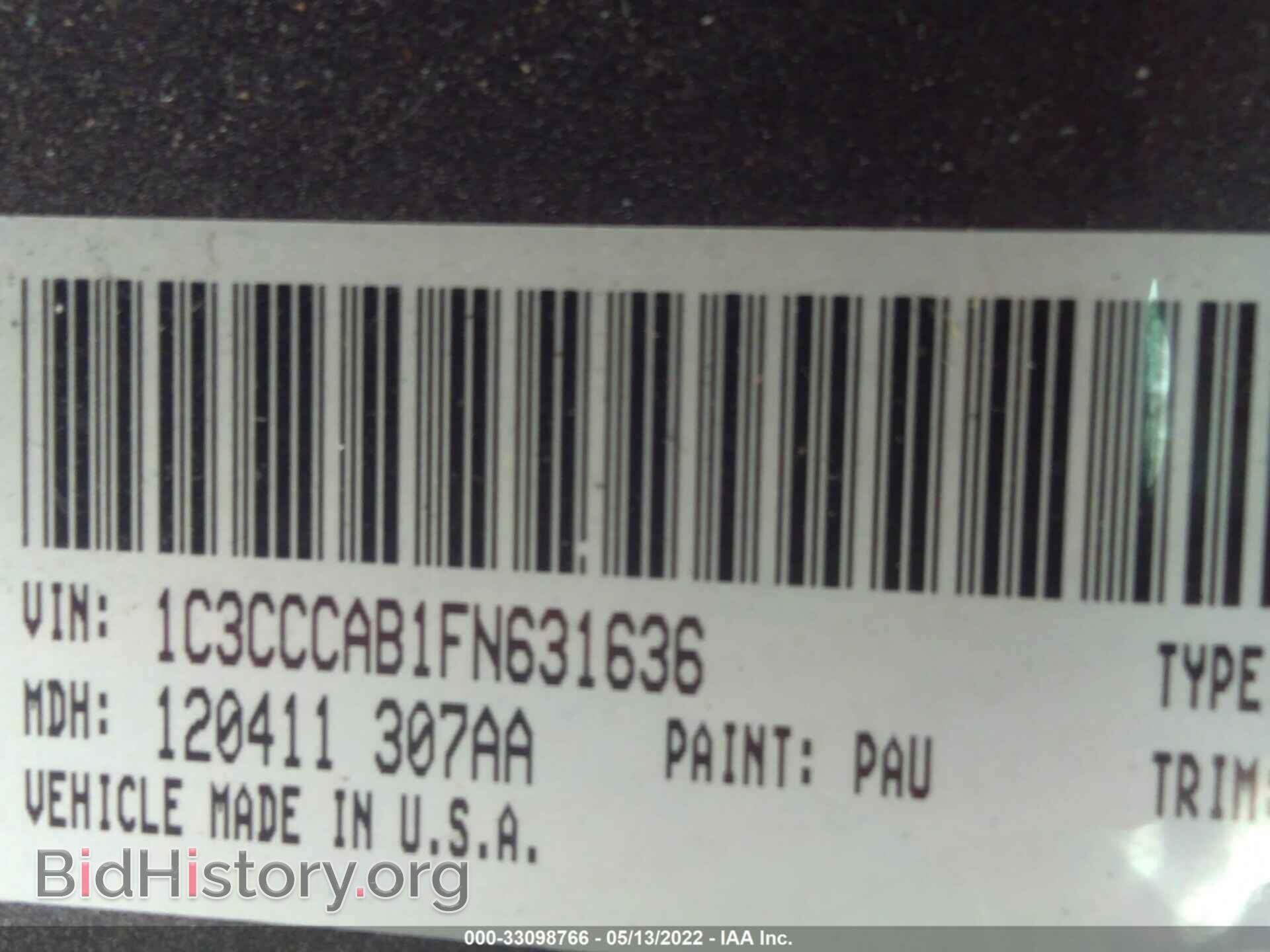 2015 CHRYSLER 200 - VIN: 1C3CCCAB1FN631636 - Фото 9