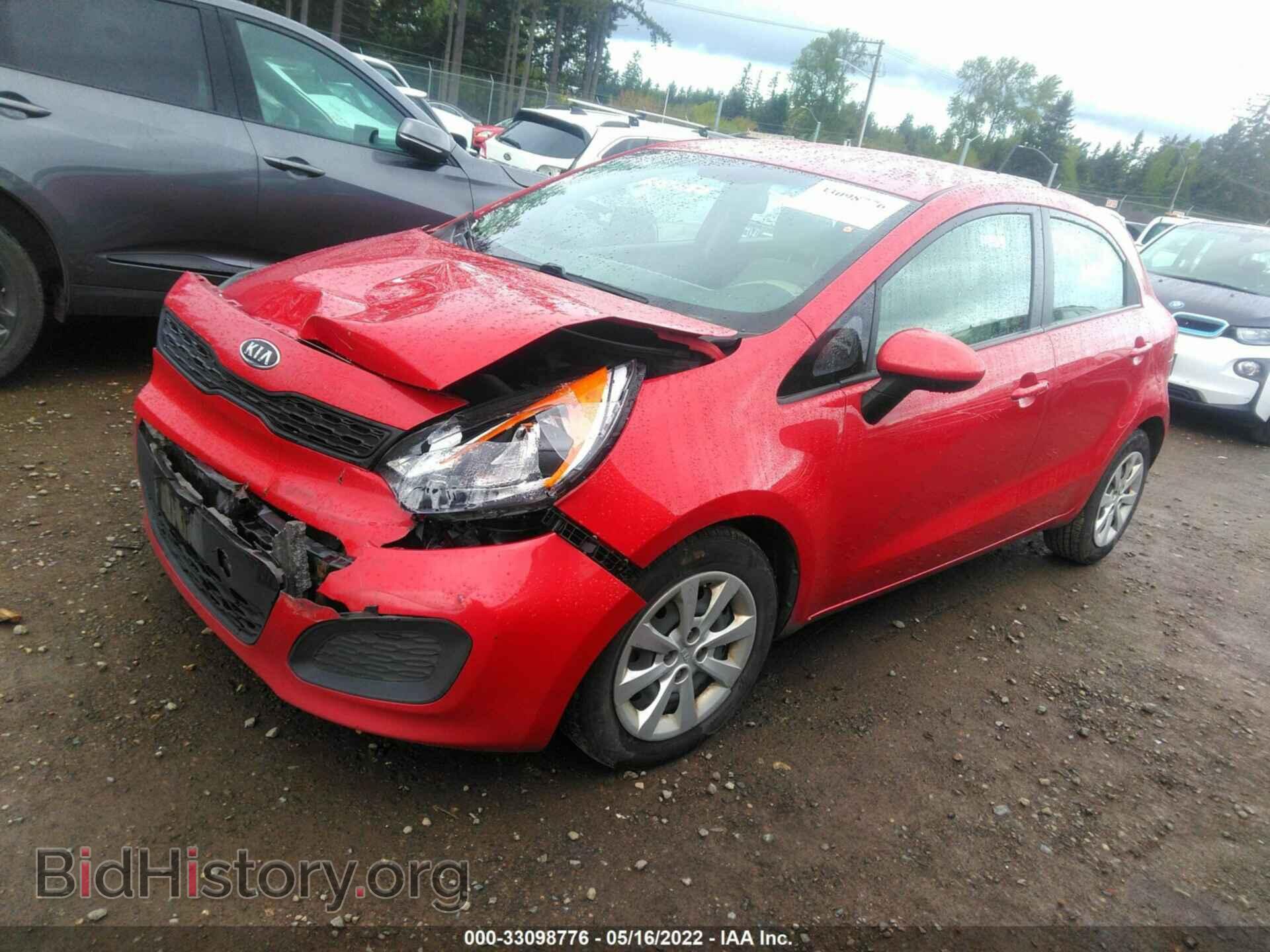 2012 KIA RIO - VIN: KNADM5A36C6037175 - Фото 2