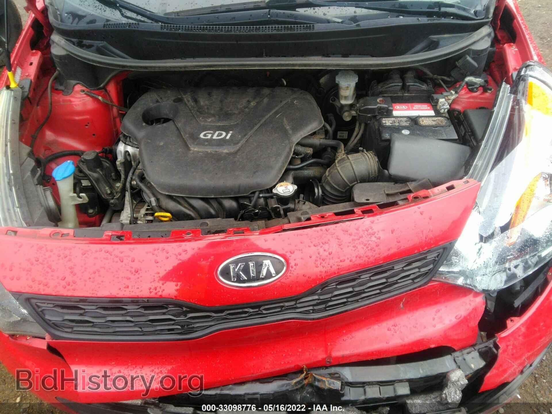 2012 KIA RIO - VIN: KNADM5A36C6037175 - Фото 10