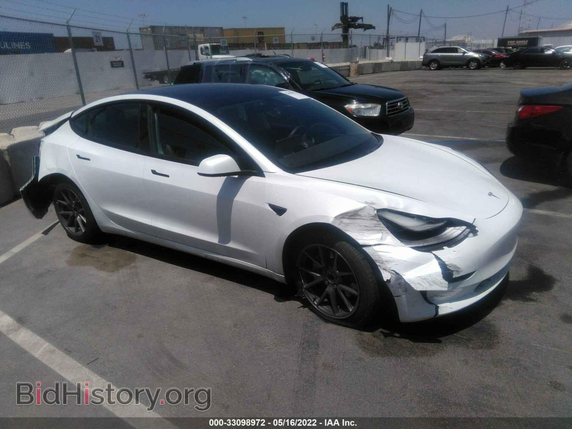 Photo 5YJ3E1EA1MF873933 - TESLA MODEL 3 2021
