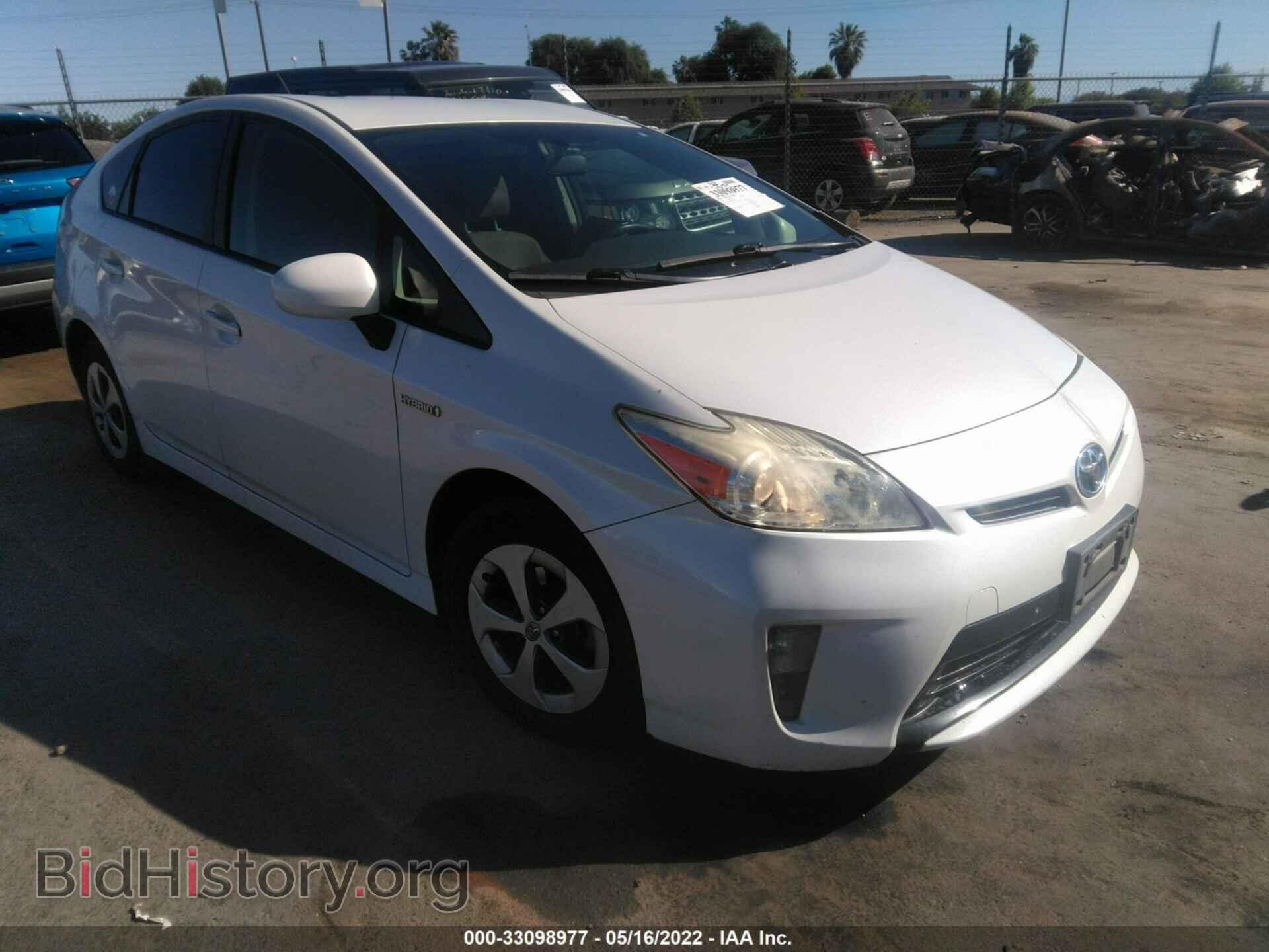 Фотография JTDKN3DU8E0374128 - TOYOTA PRIUS 2014