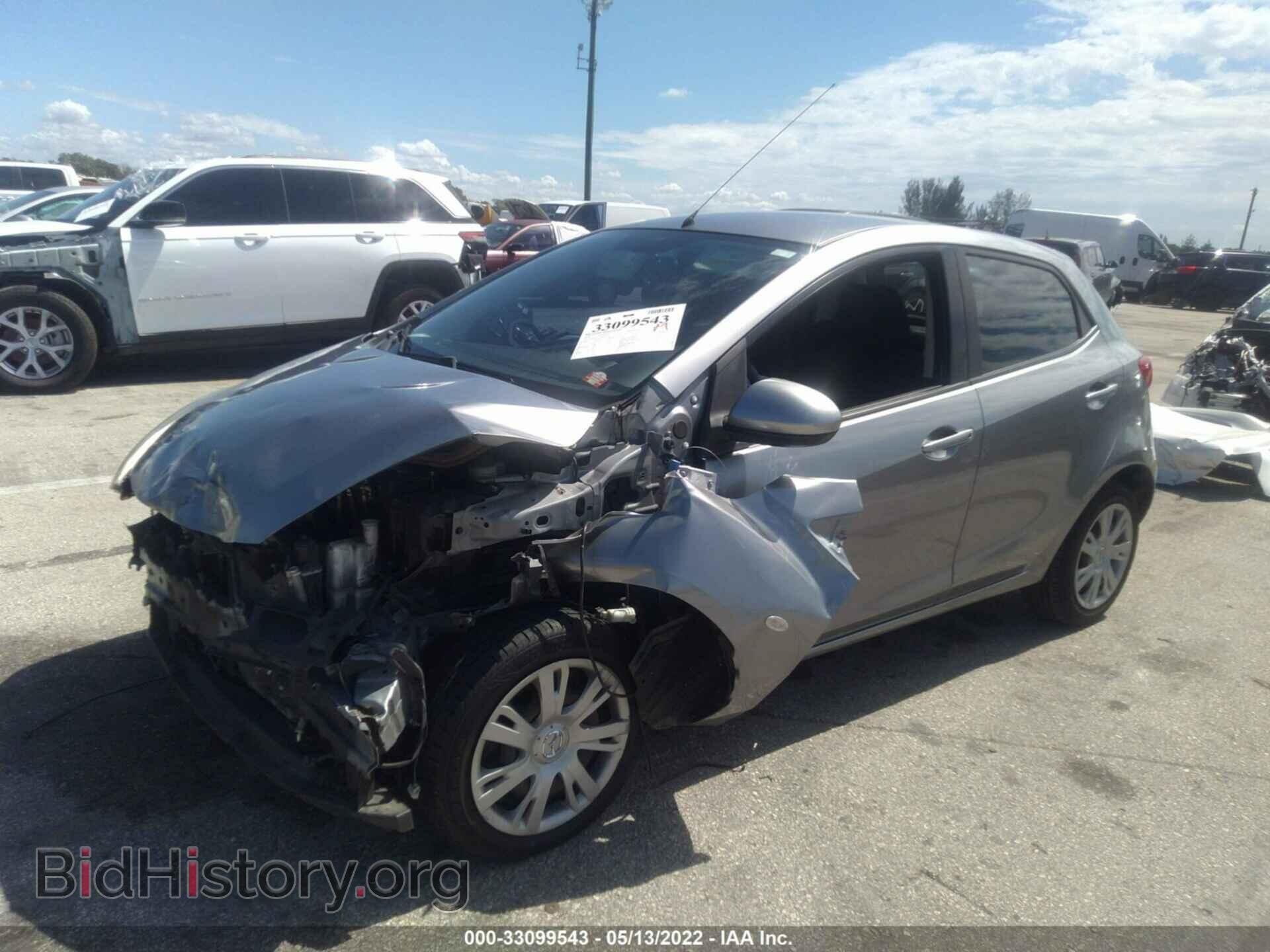 2014 MAZDA MAZDA2 - VIN: JM1DE1KY5E0187223 - Фото 2