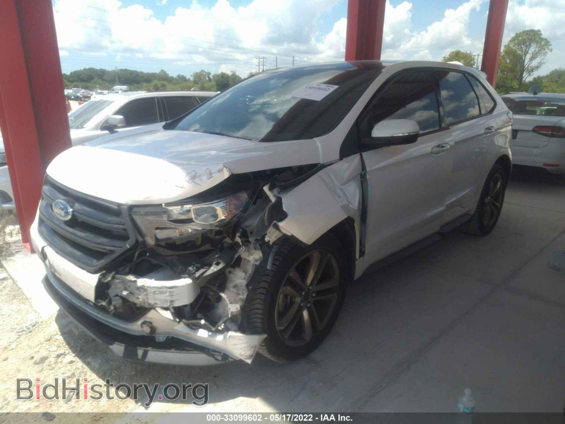 2016 FORD EDGE - VIN: 2FMPK4APXGBB67904 - Фото 2