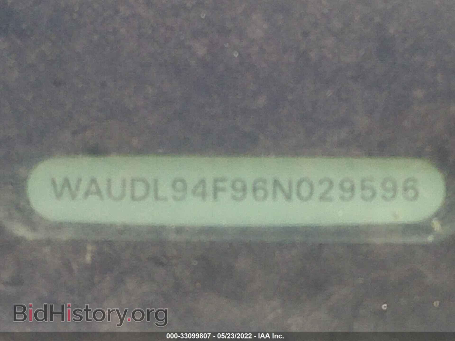 2006 AUDI A6 - VIN: WAUDL94F96N029596 - Фото 9