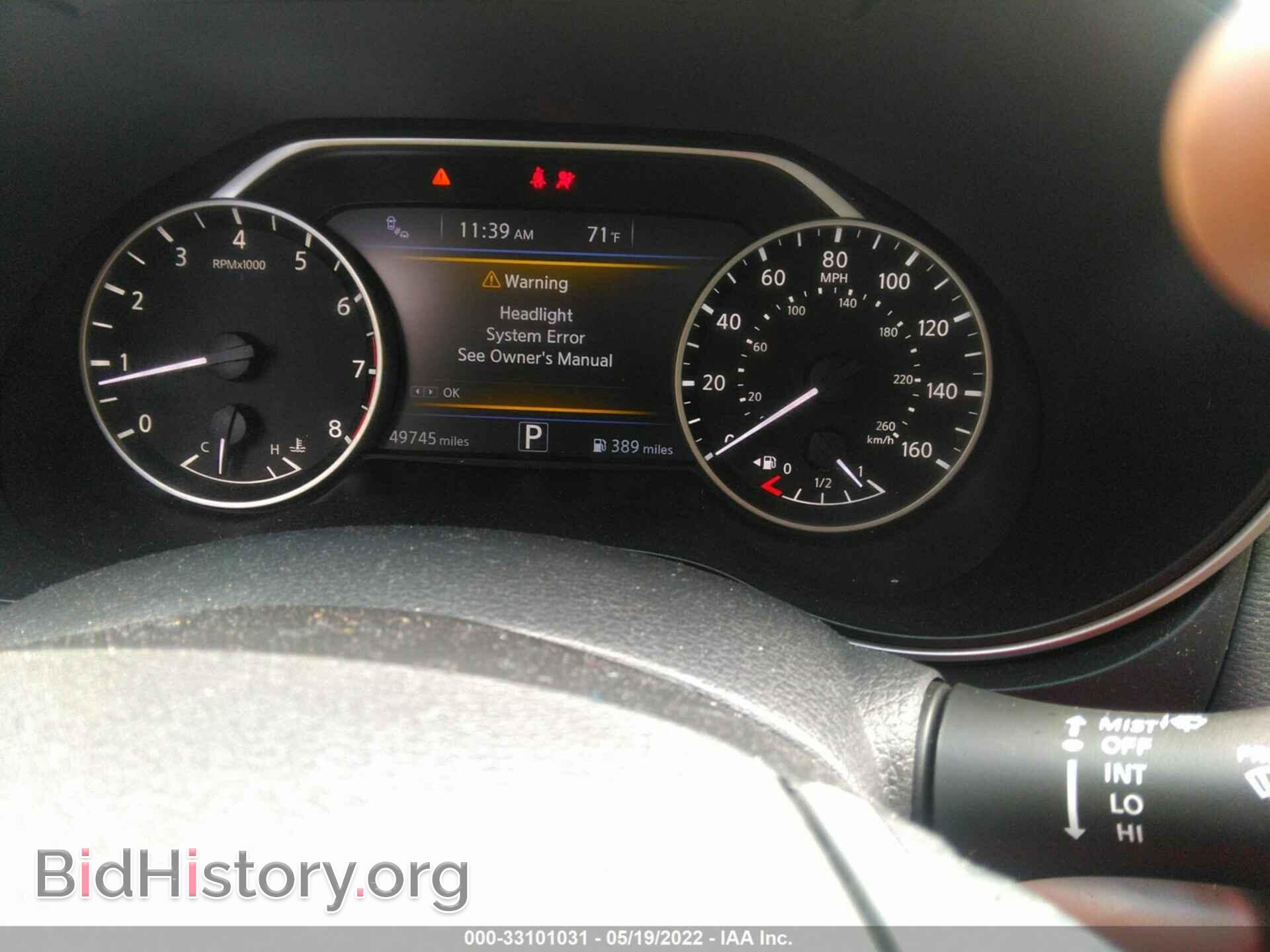 2019 NISSAN MAXIMA - VIN: 1N4AA6AV6KC372500 - Фото 7