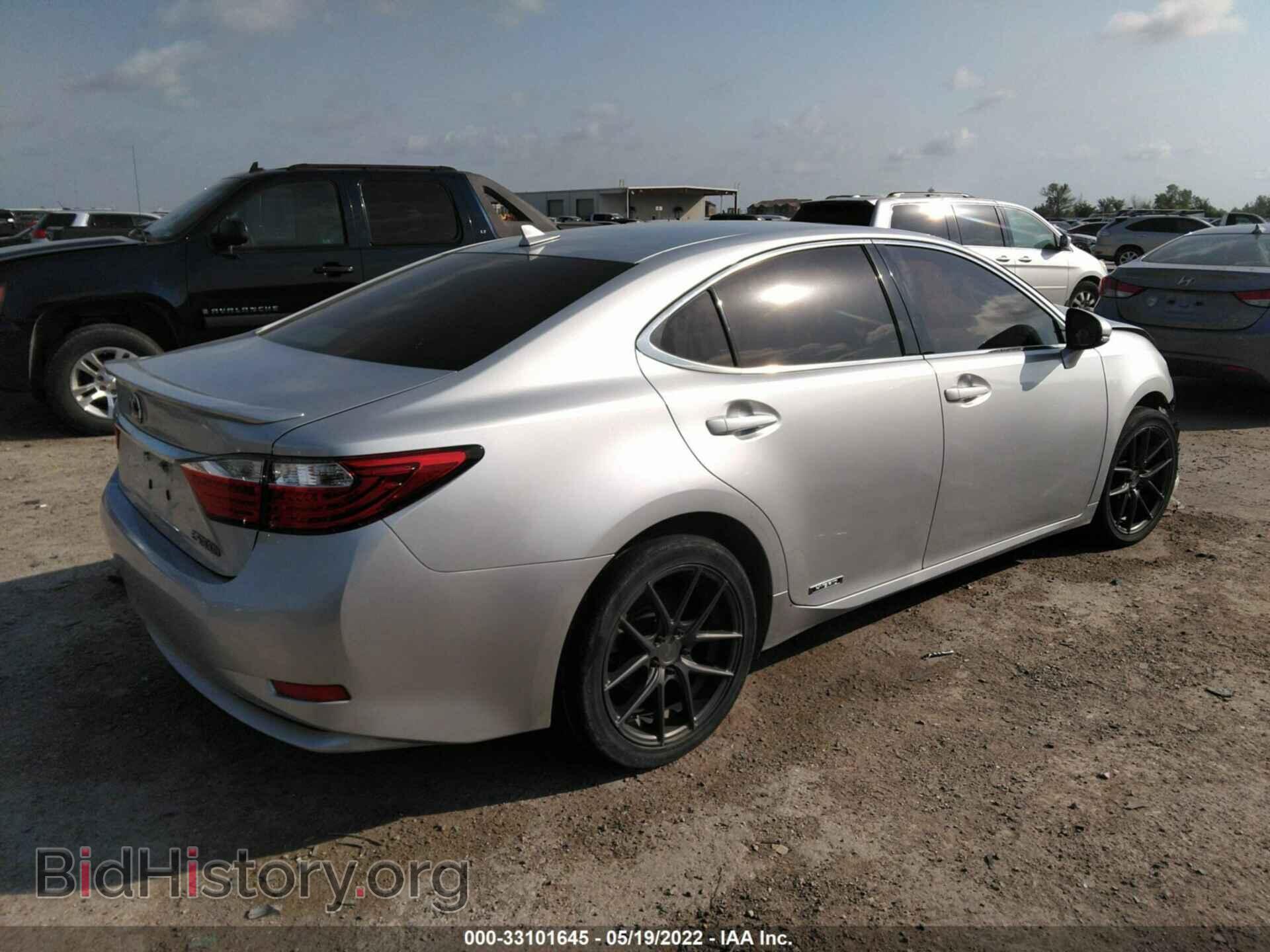 2013 LEXUS ES 300H - VIN: JTHBW1GG3D2005296 - Фото 4