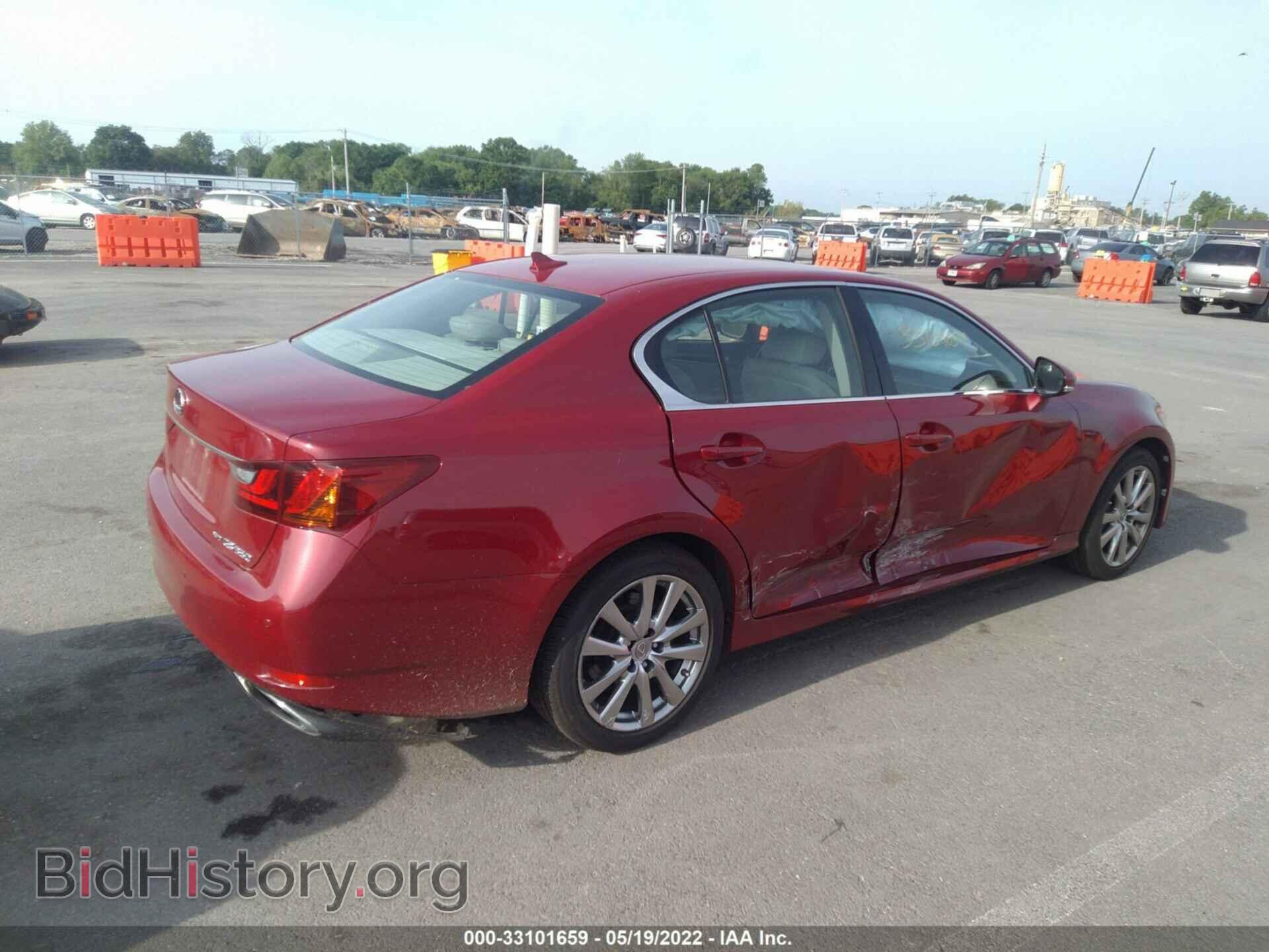 2013 LEXUS GS 350 - VIN: JTHCE1BL2D5005560 - Фото 4