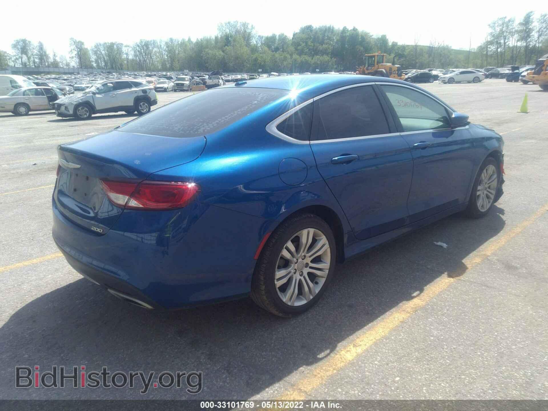 2015 CHRYSLER 200 - VIN: 1C3CCCAG3FN511588 - Фото 4