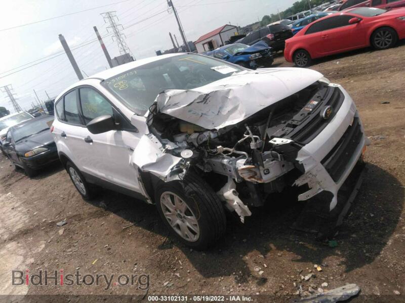 2014 Ford ESCAPE S (VIN 1FMCU0F77EUC10998) — фото 1 из 11, IAAI, повреждение: правая передняя часть