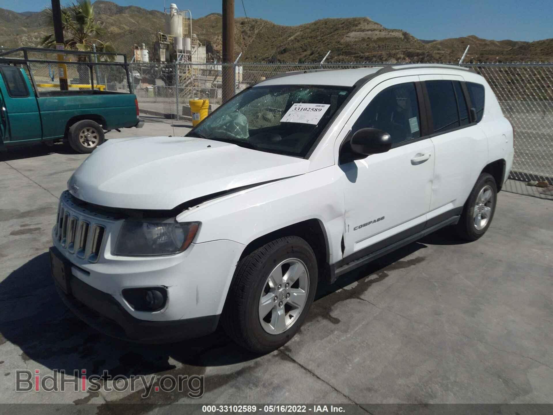 2015 JEEP COMPASS - VIN: 1C4NJCBA9FD436955 - Фото 2