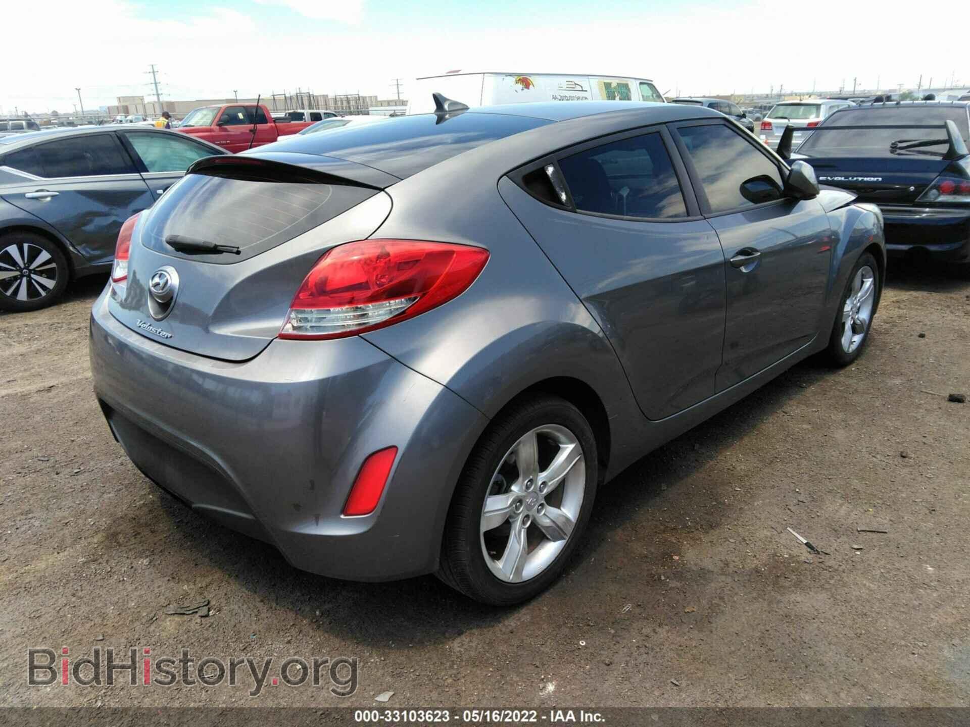 2012 HYUNDAI VELOSTER - VIN: KMHTC6AD4CU036873 - Фото 4