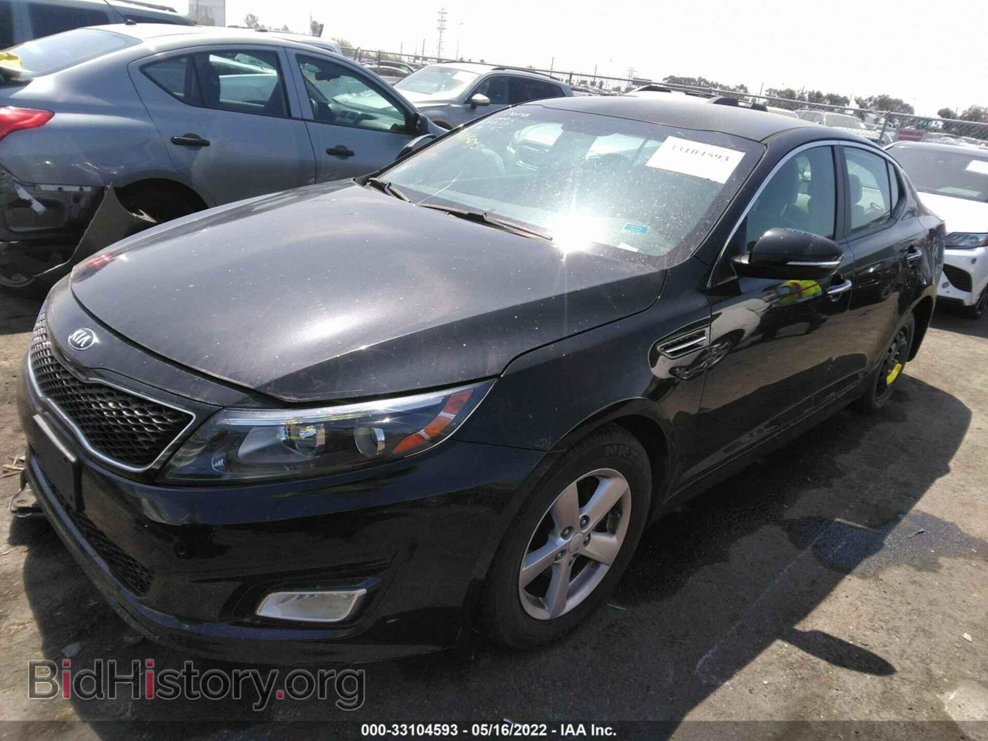2015 KIA OPTIMA - VIN: KNAGM4A79F5661945 - Фото 2