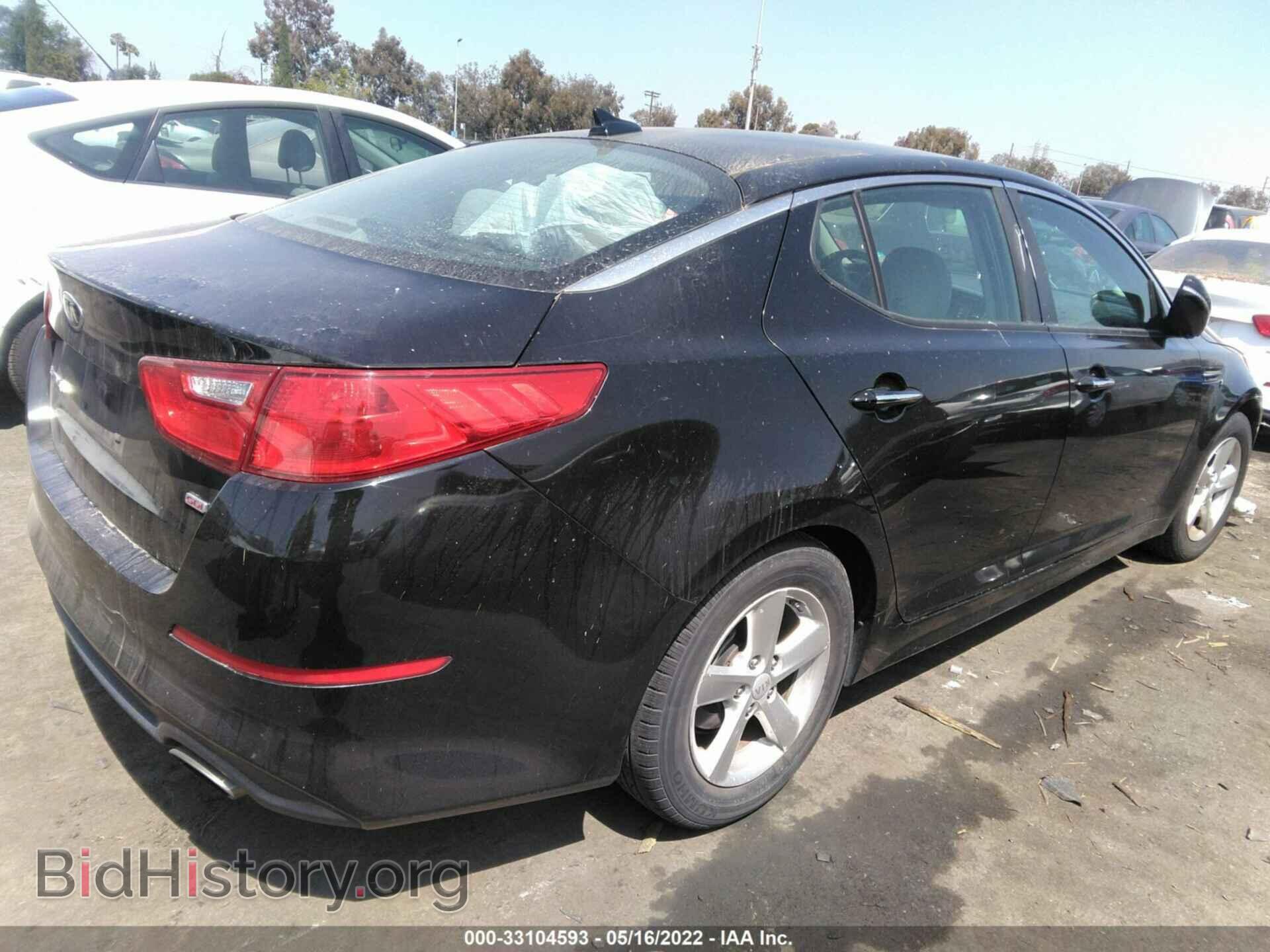 2015 KIA OPTIMA - VIN: KNAGM4A79F5661945 - Фото 4