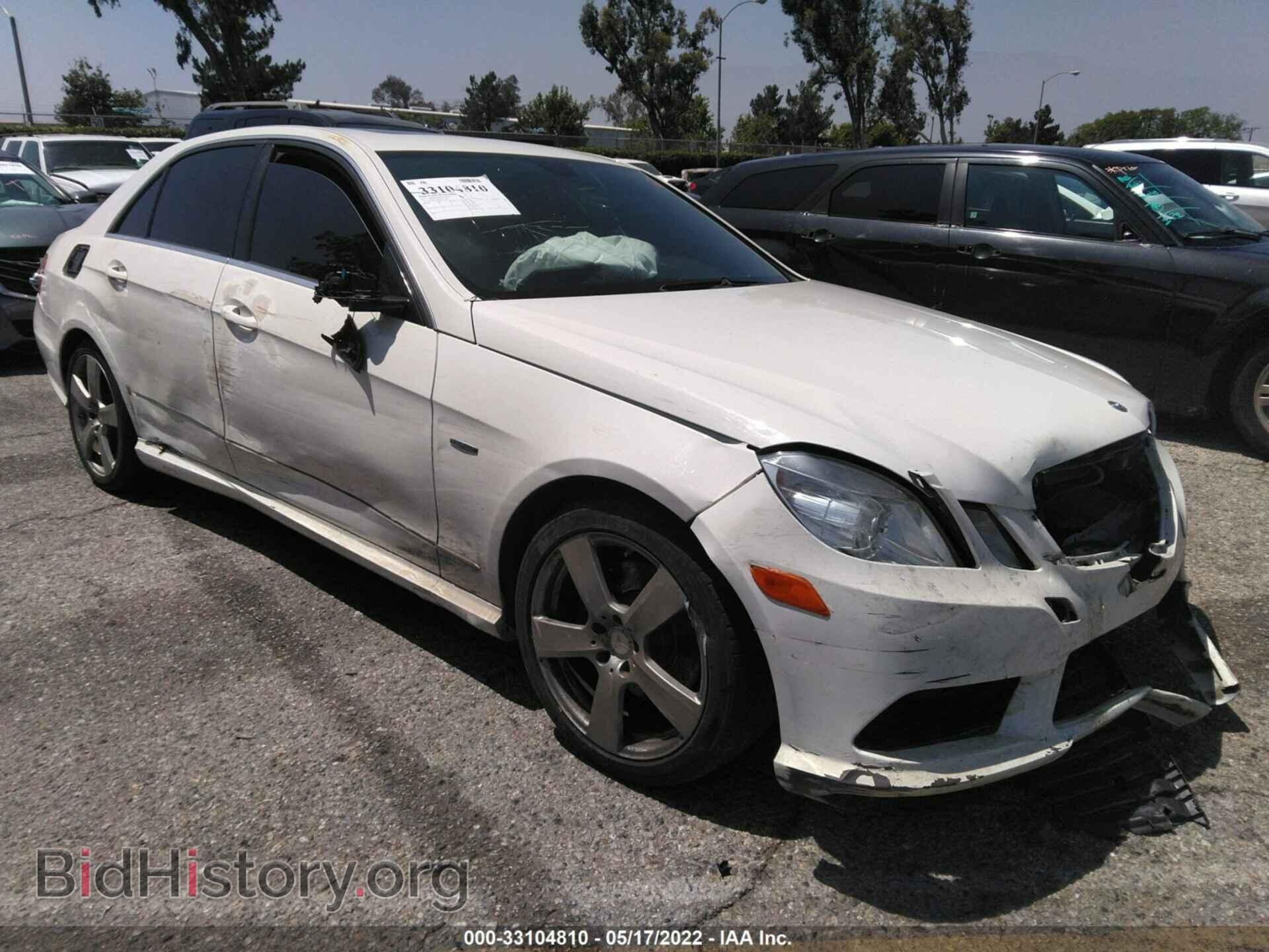Photo WDDHF5KB0CA573000 - MERCEDES-BENZ E-CLASS 2012