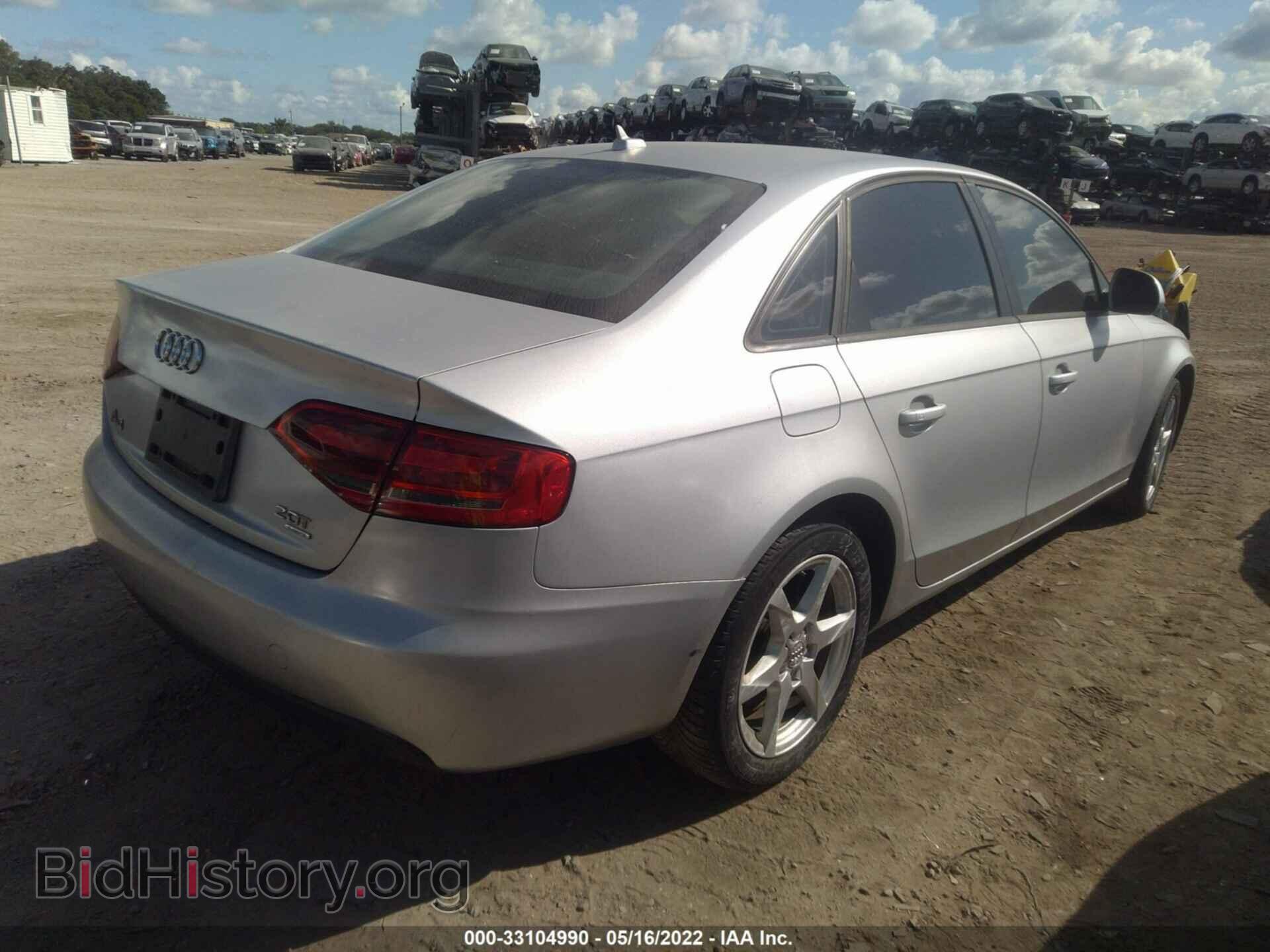 2009 AUDI A4 - VIN: WAULF78K29N014182 - Фото 4