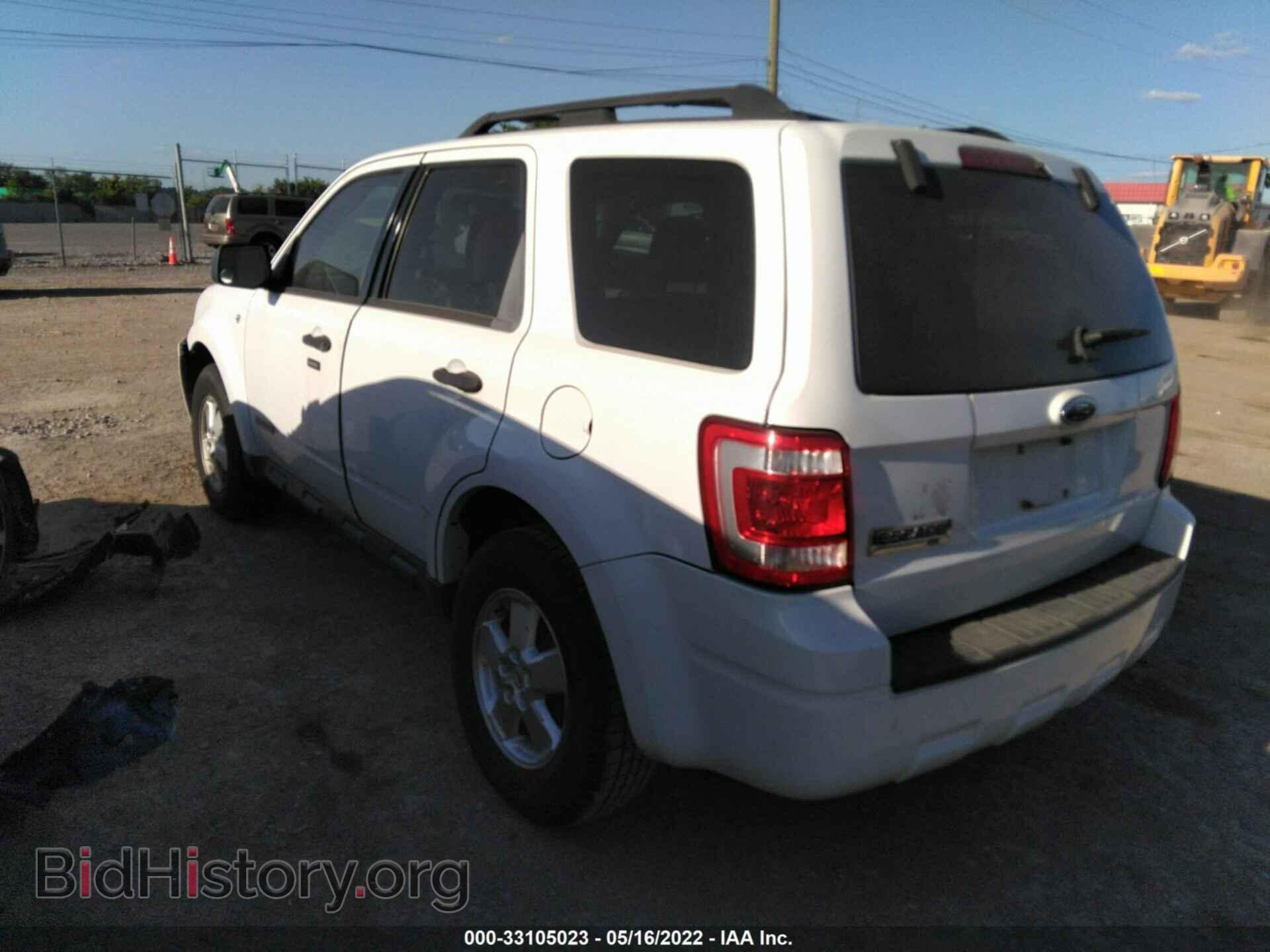 2008 FORD ESCAPE - VIN: 1FMCU03118KE64688 - Фото 3