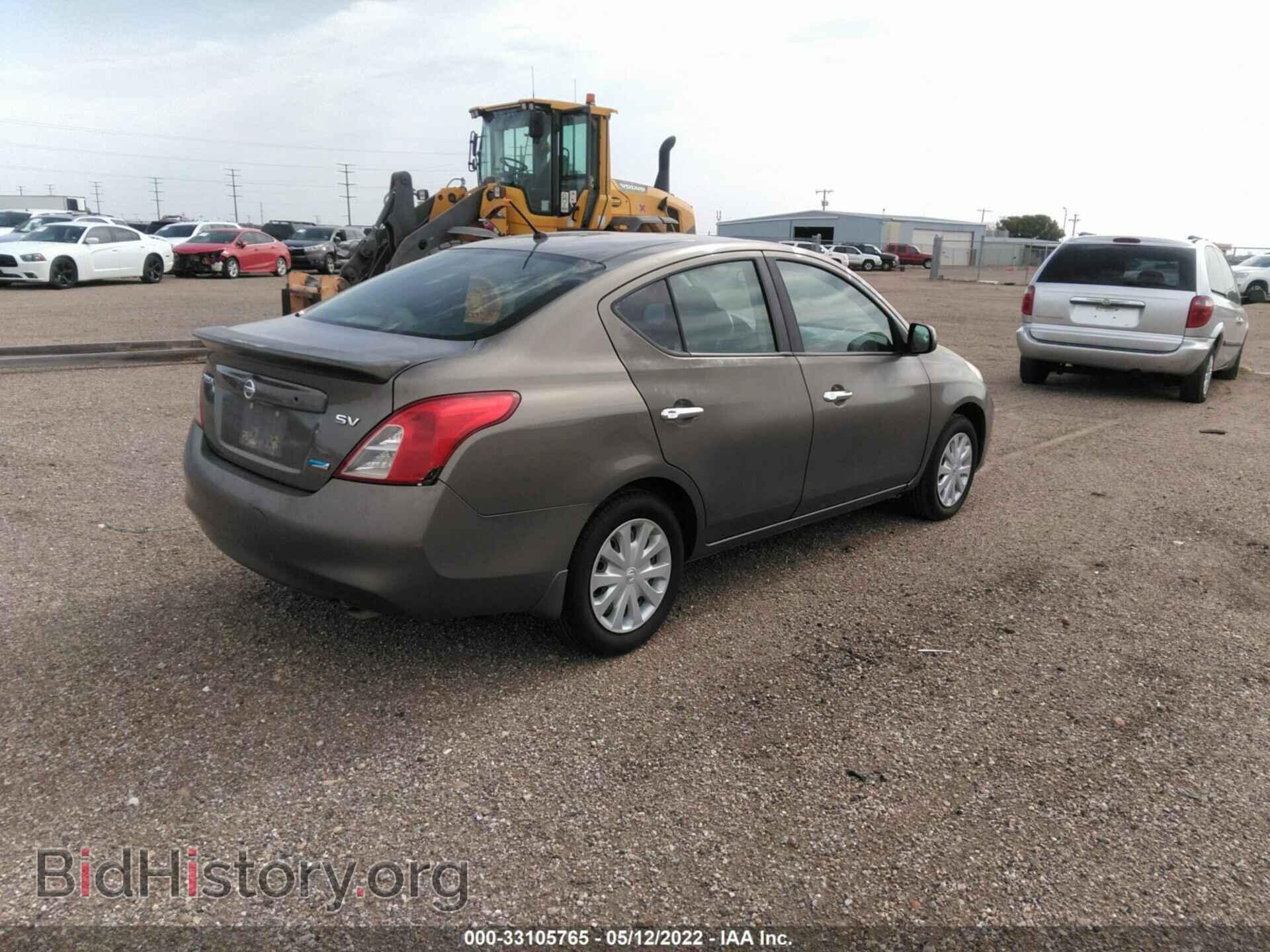 2012 NISSAN VERSA - VIN: 3N1CN7AP1CL902718 - Фото 4