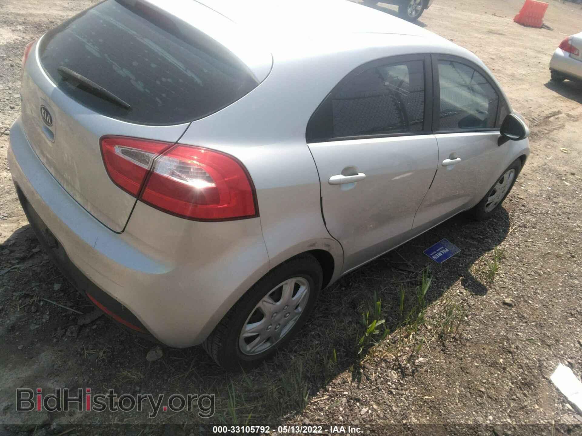 2012 KIA RIO - VIN: KNADM5A36C6014558 - Фото 4