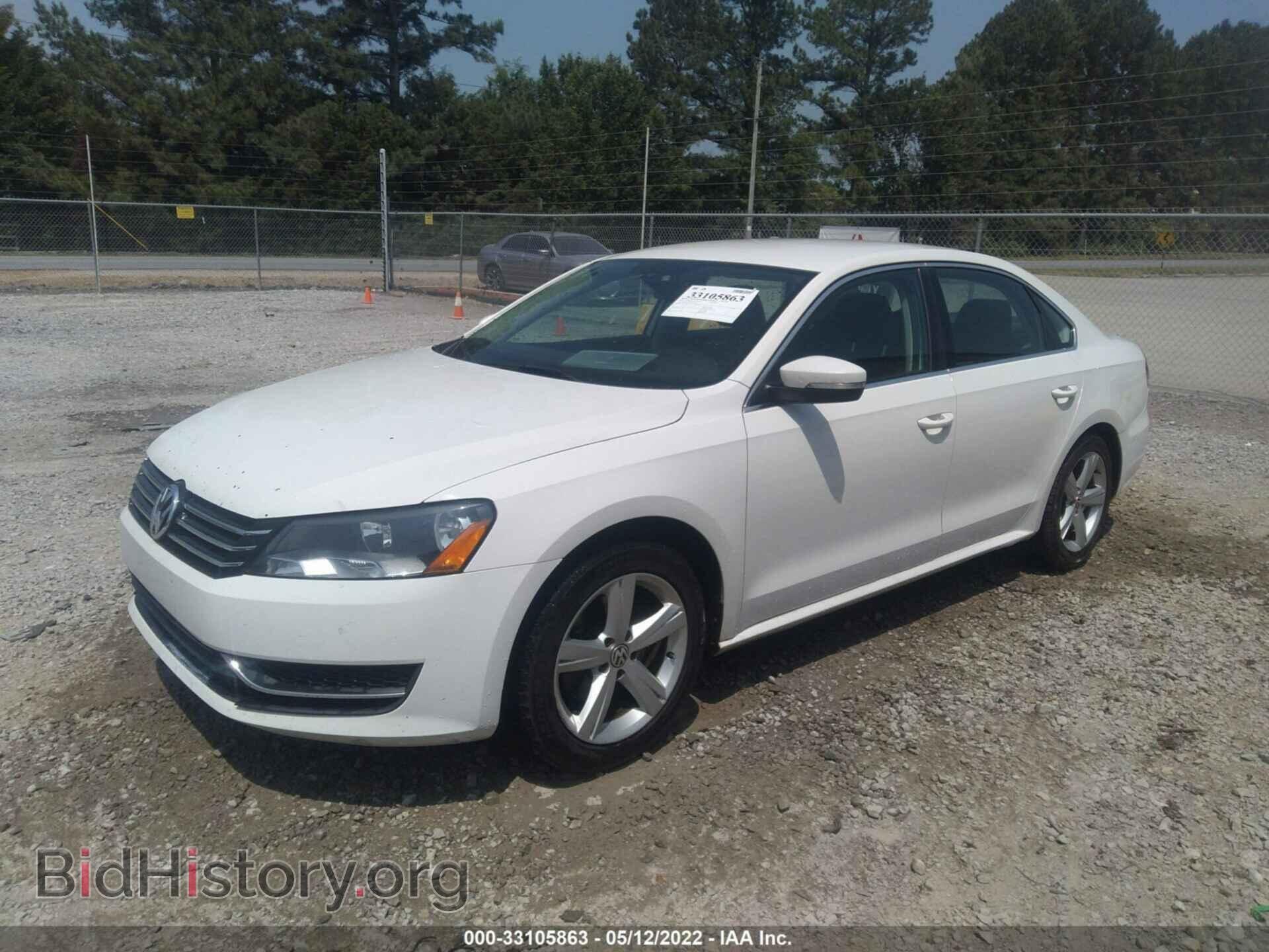2014 VOLKSWAGEN PASSAT - VIN: 1VWBT7A39EC071007 - Фото 2