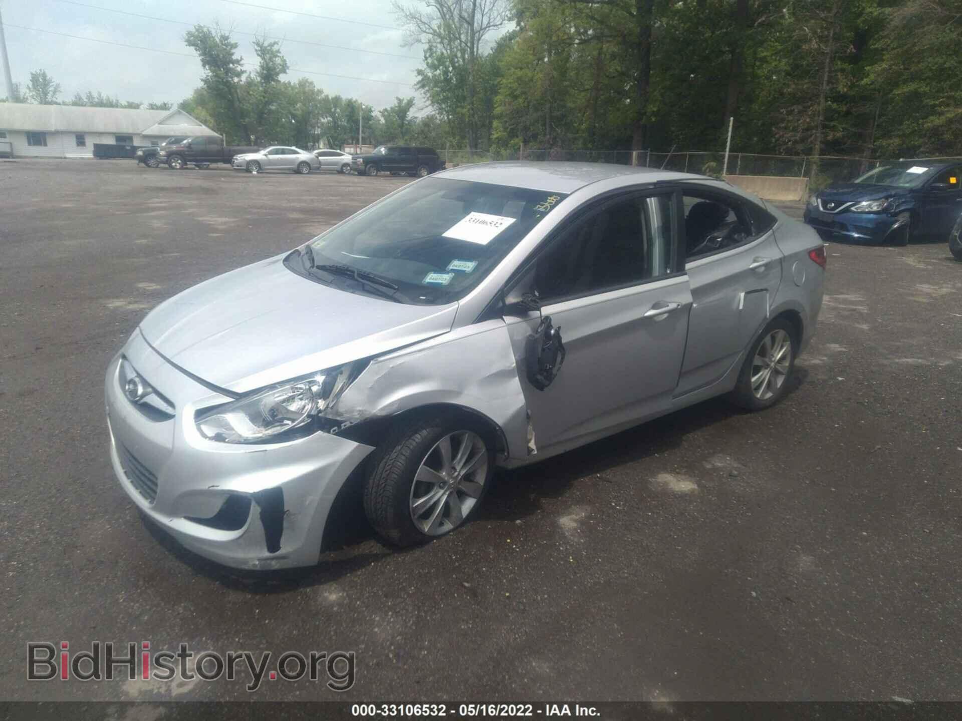 2013 HYUNDAI ACCENT - VIN: KMHCU4AE9DU283642 - Фото 2