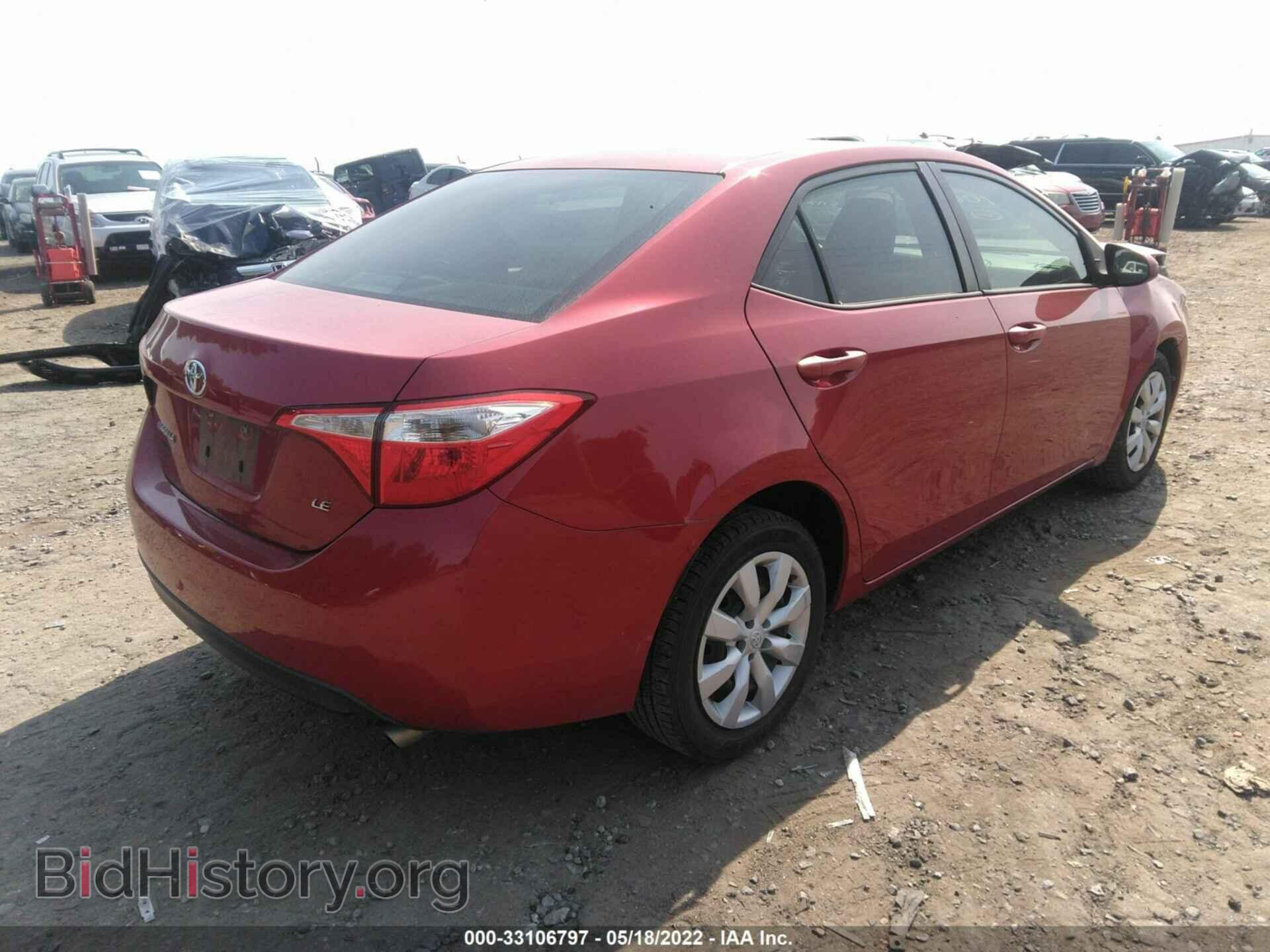 2014 TOYOTA COROLLA - VIN: 2T1BURHE2EC207066 - Фото 4