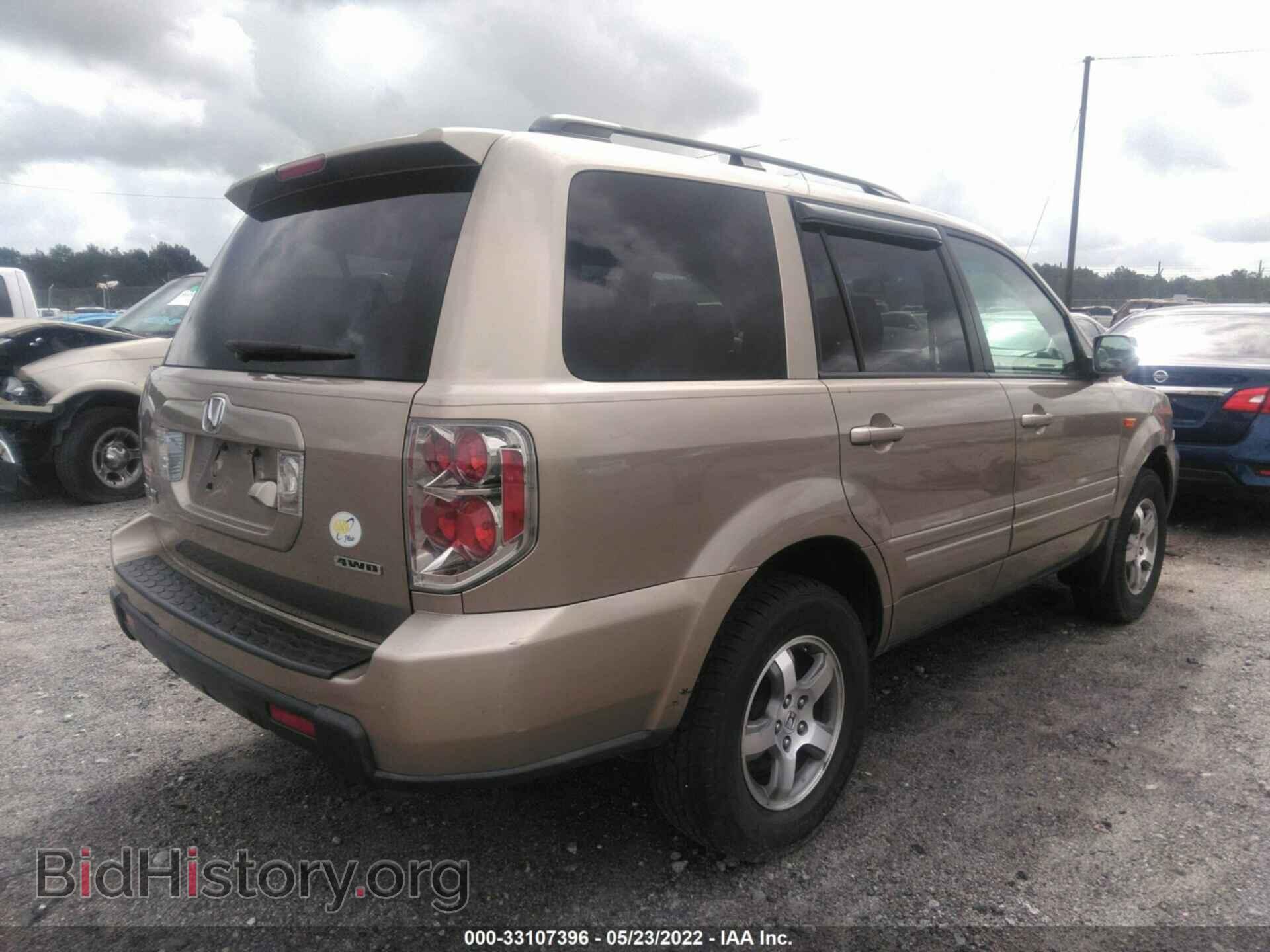 2006 HONDA PILOT - VIN: 2HKYF18766H525021 - Фото 4