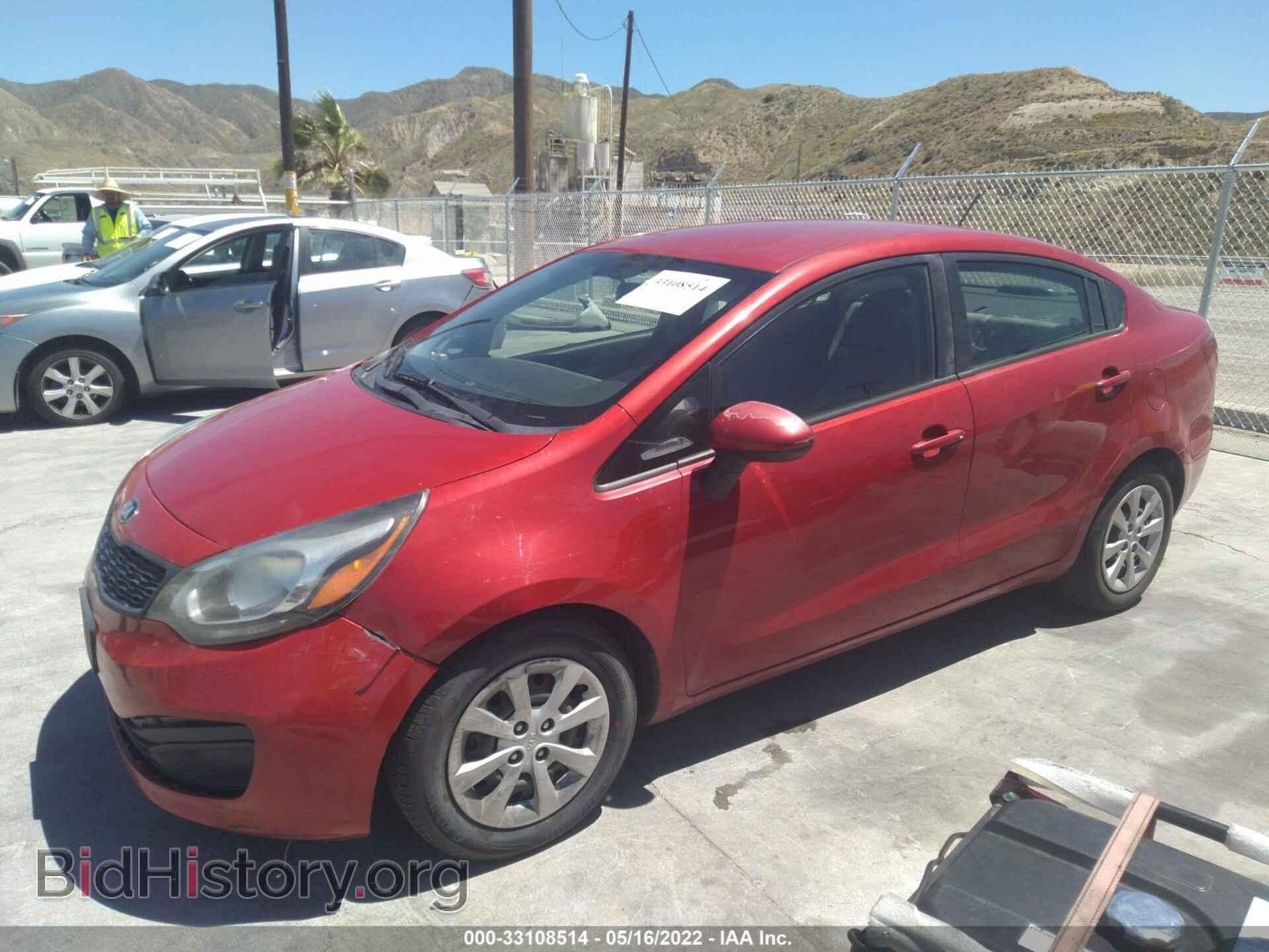2014 KIA RIO - VIN: KNADM4A30E6336061 - Фото 2