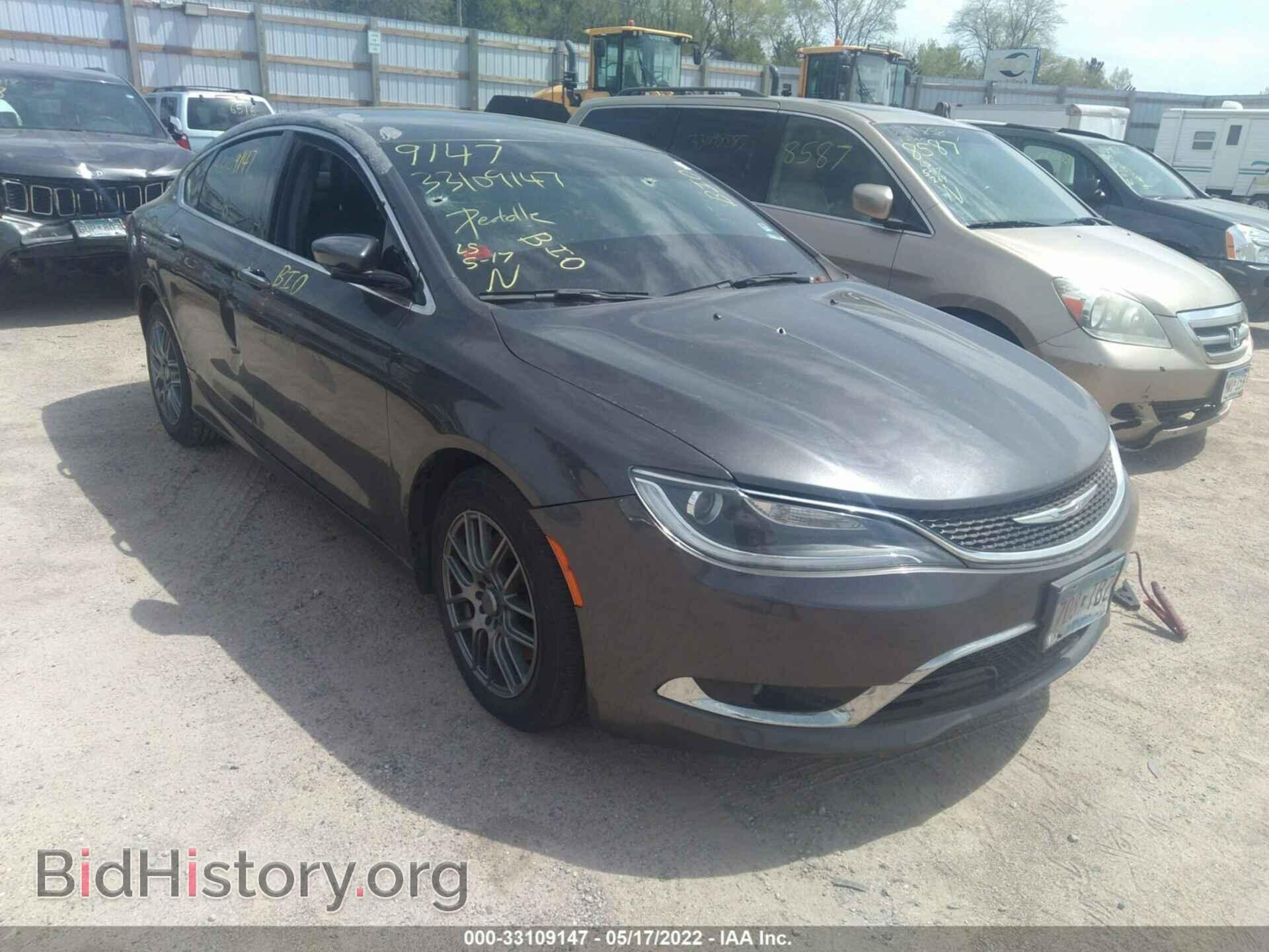 Фотография 1C3CCCCBXFN686762 - CHRYSLER 200 2015
